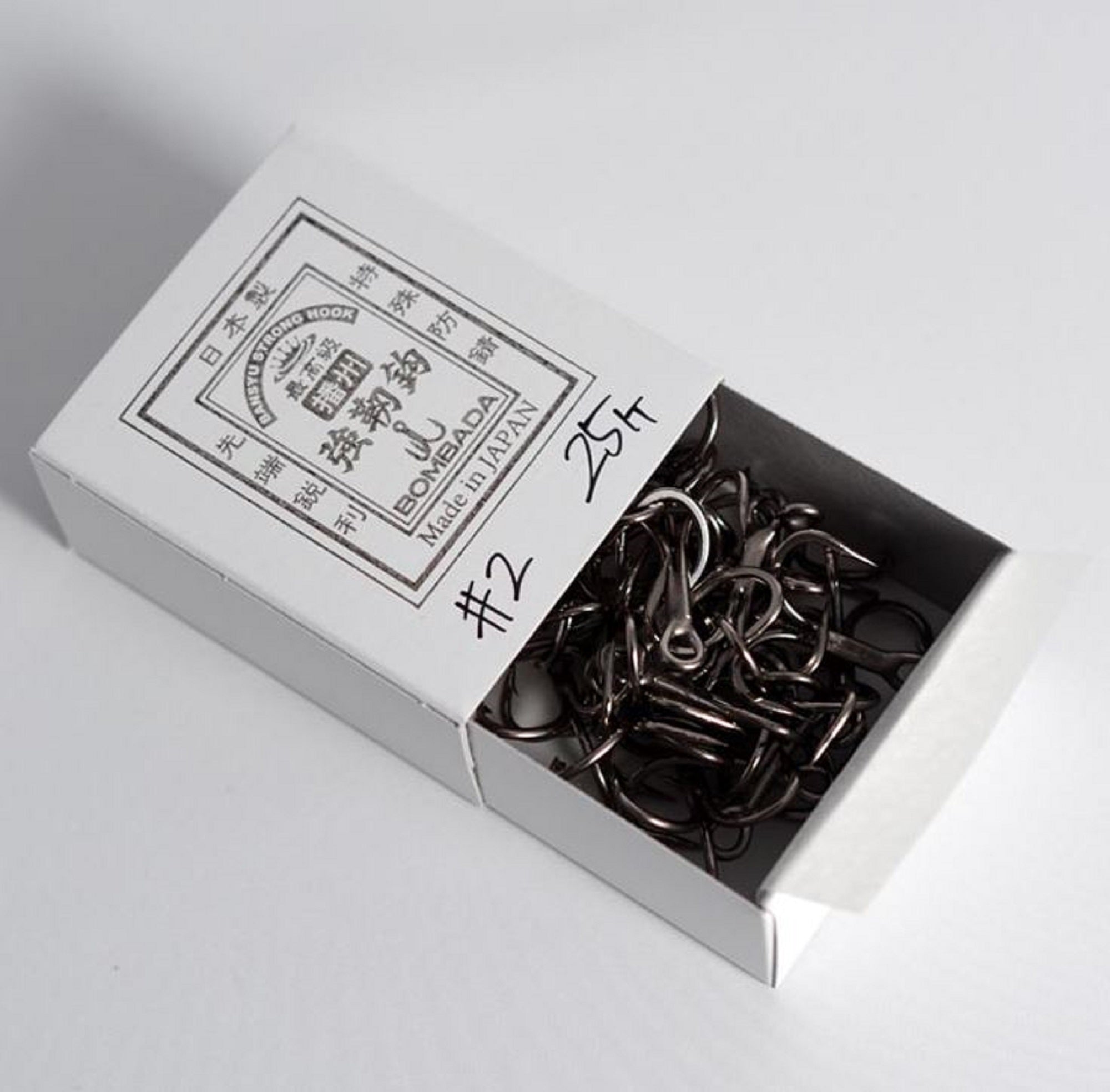 Bombada Treble Hooks 5X Banshu Kyojinbari Size 2-qty 25 (6527)