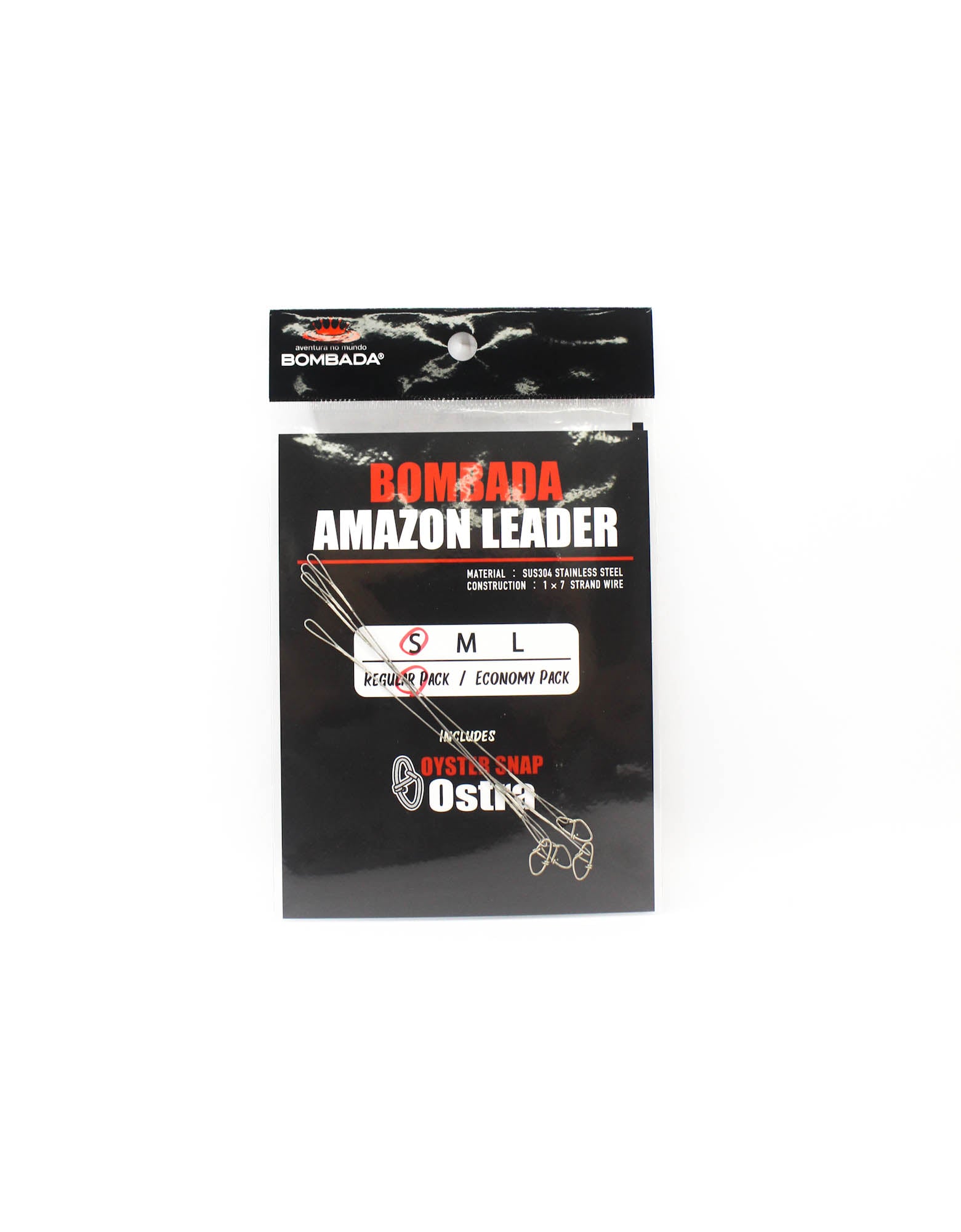 Bombada Wire Leader Amazon Regular Pack 10cm 25lb 4/pack Size S (7609)