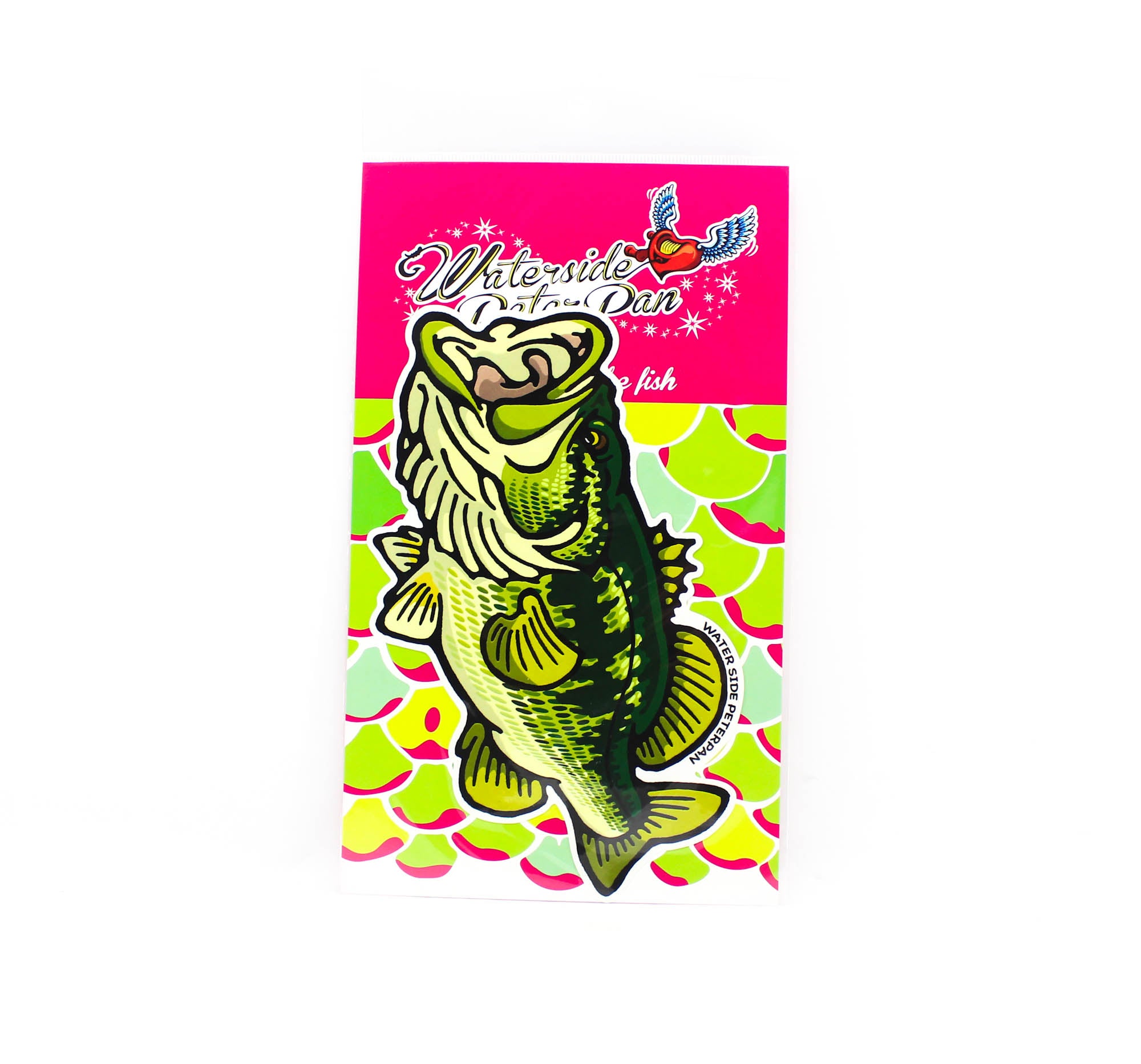 Sale Waterside Peterpan Decal Large L Black Bass (0174)