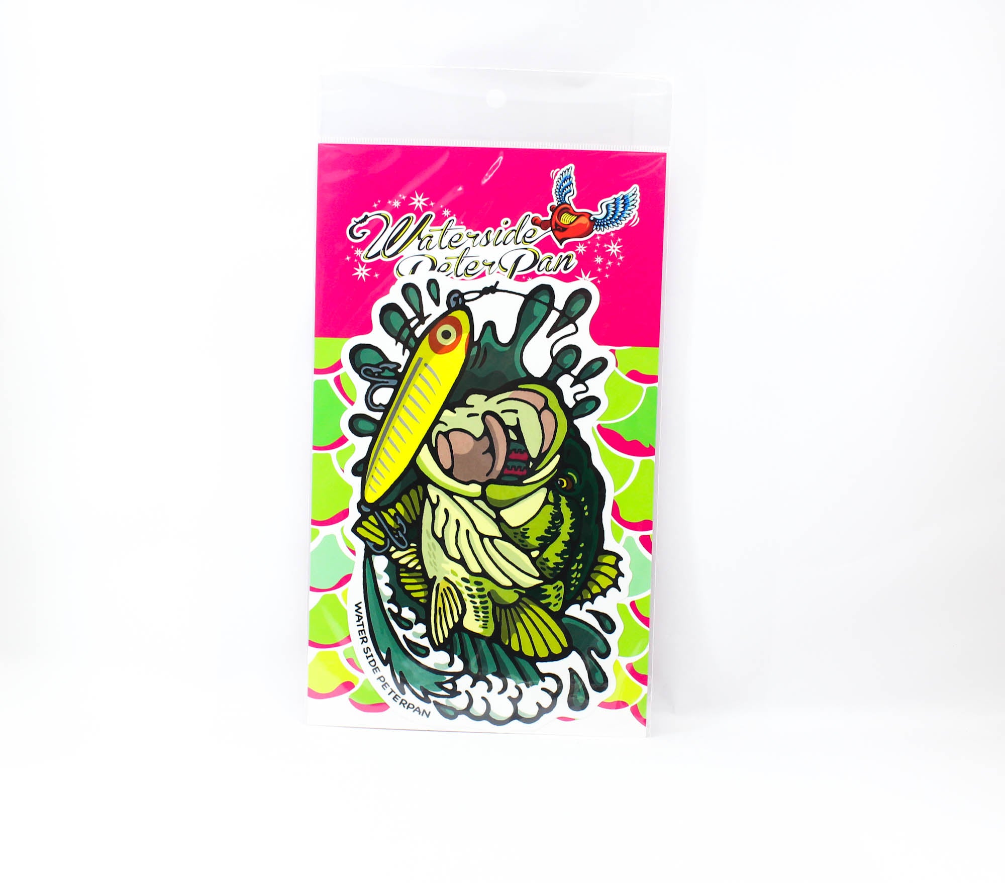 Sale Waterside Peterpan Decal Large L Bite Black Bass (0433)
