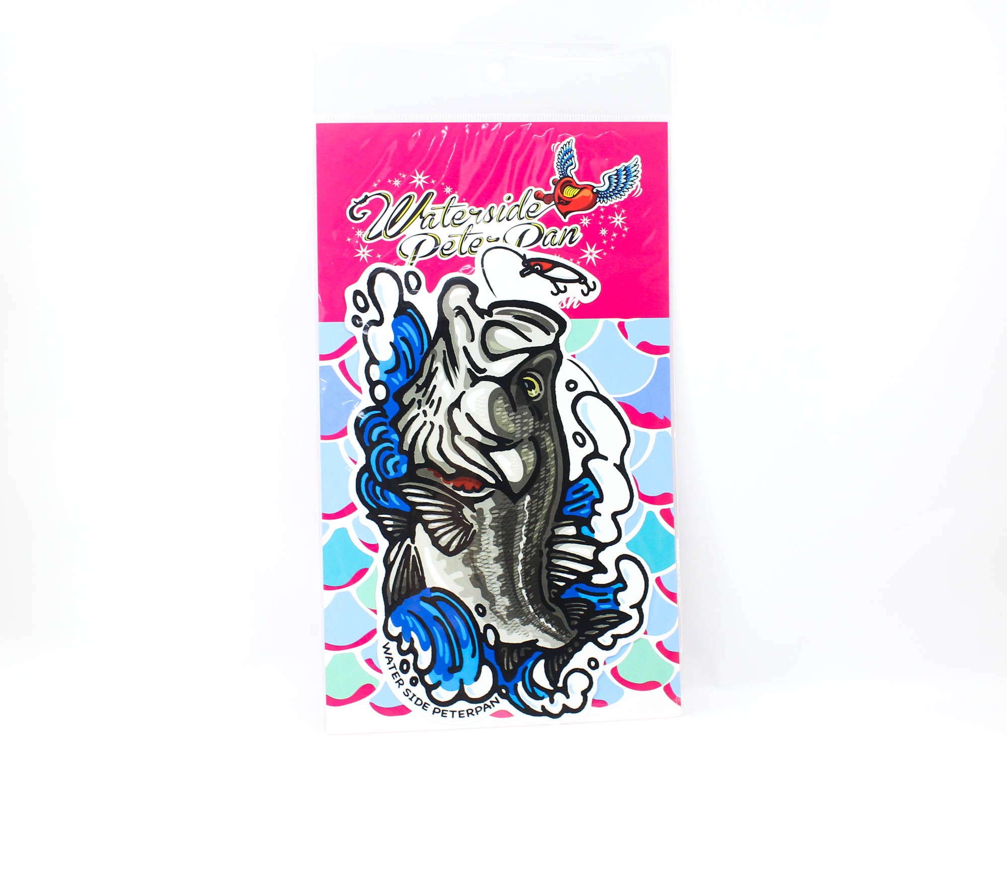 Sale Waterside Peterpan Decal Large L Bite Sea Bass (0471)