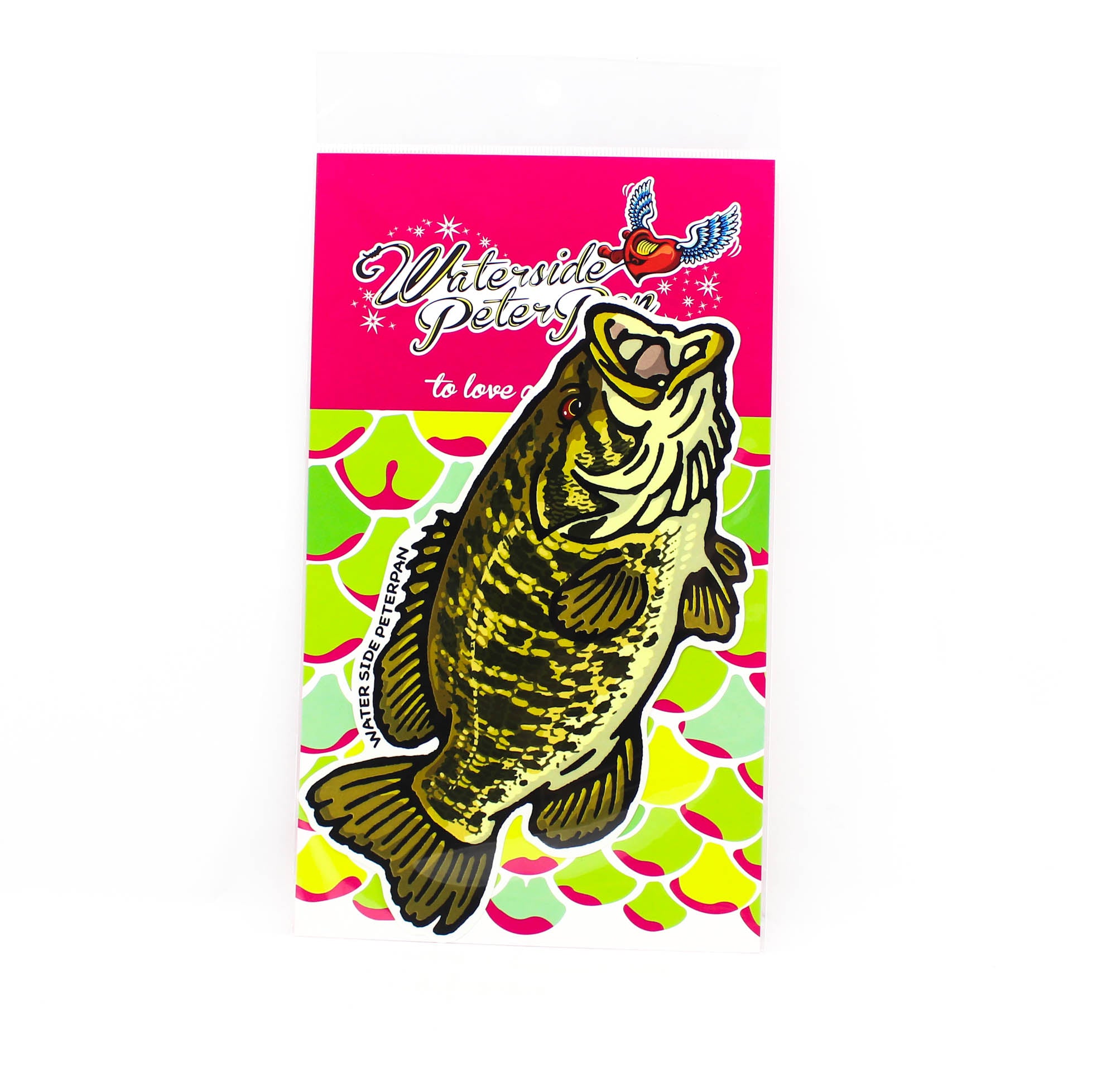 Sale Waterside Peterpan Decal Large L Small Mouth Bass (0723)