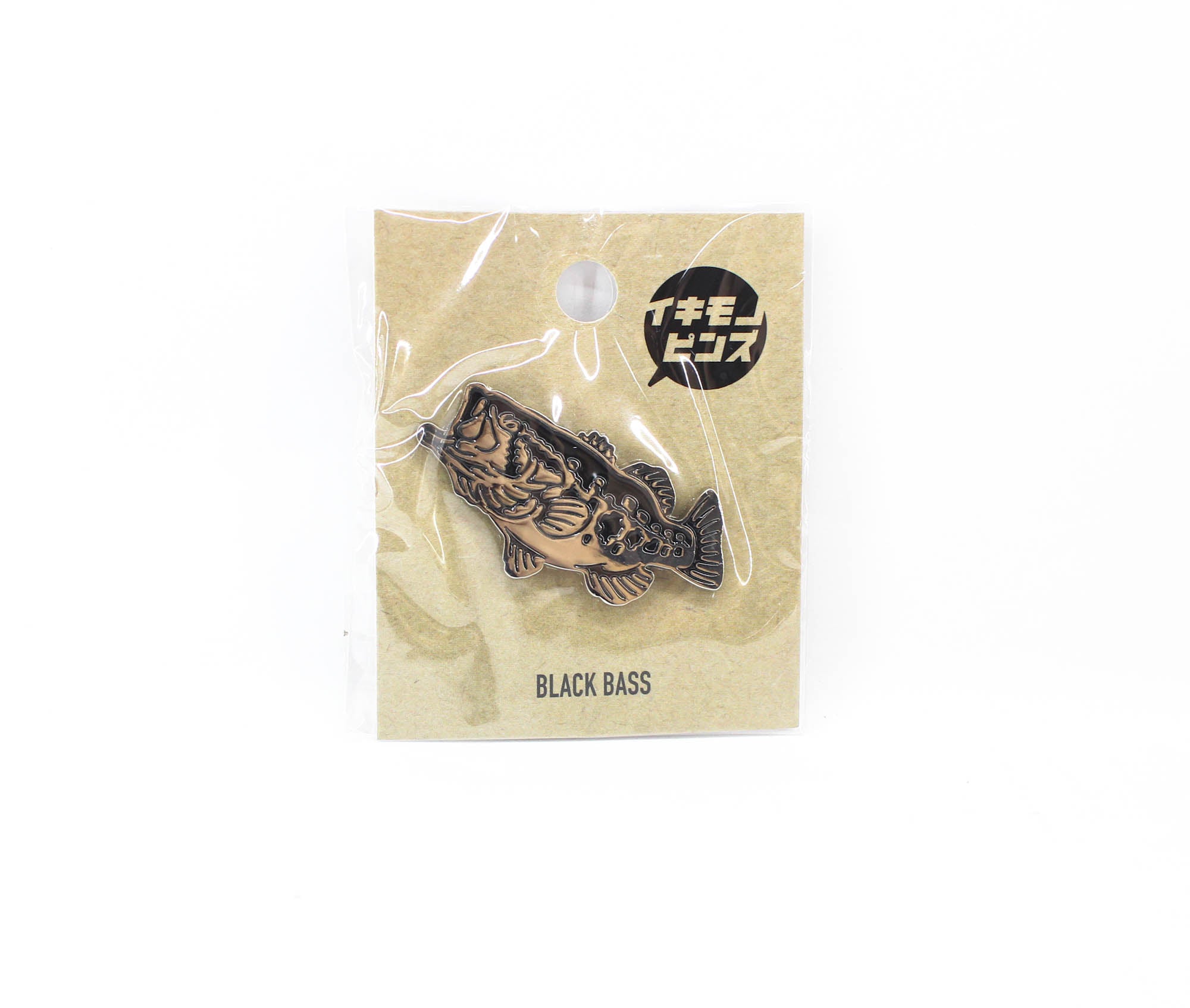 Sale Waterside Peterpan Ikimono Pin Black Bass (3465)