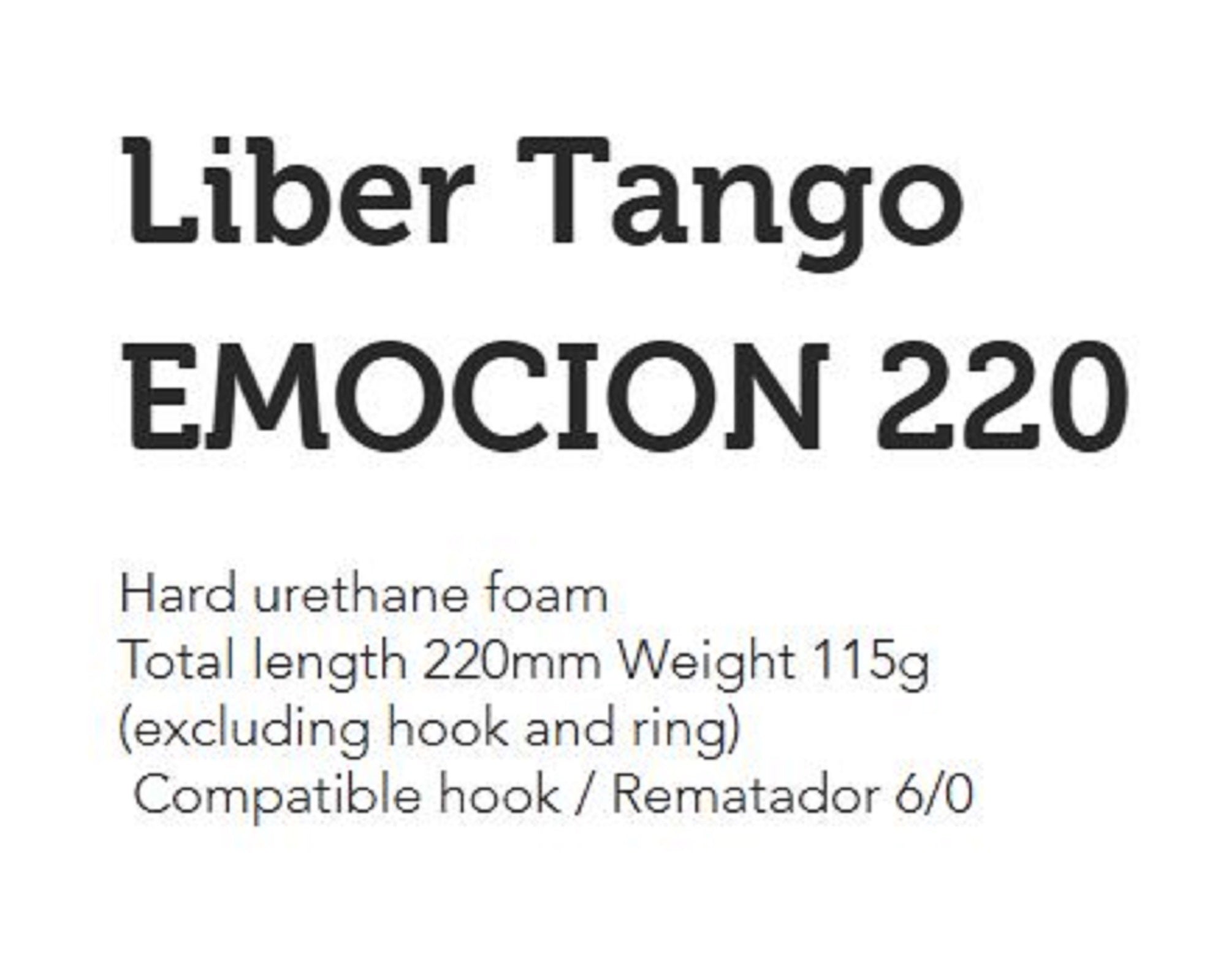 Fish Trippers Village Liber Tango 220mm 115 grams Floating Lure 18 (9729)
