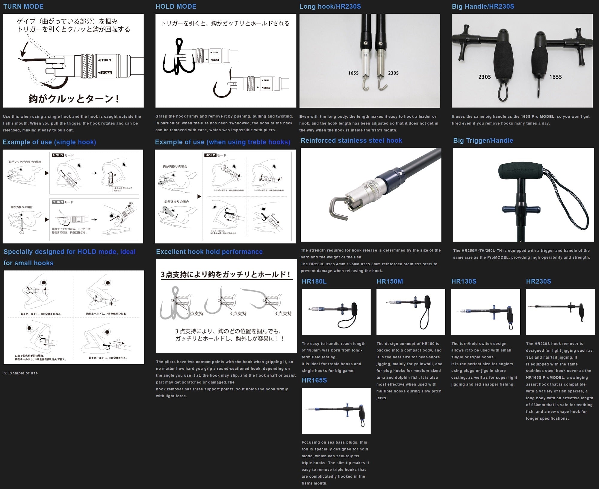 Studio Ocean Mark Hook Remover HR165S-SB(22) (3483)
