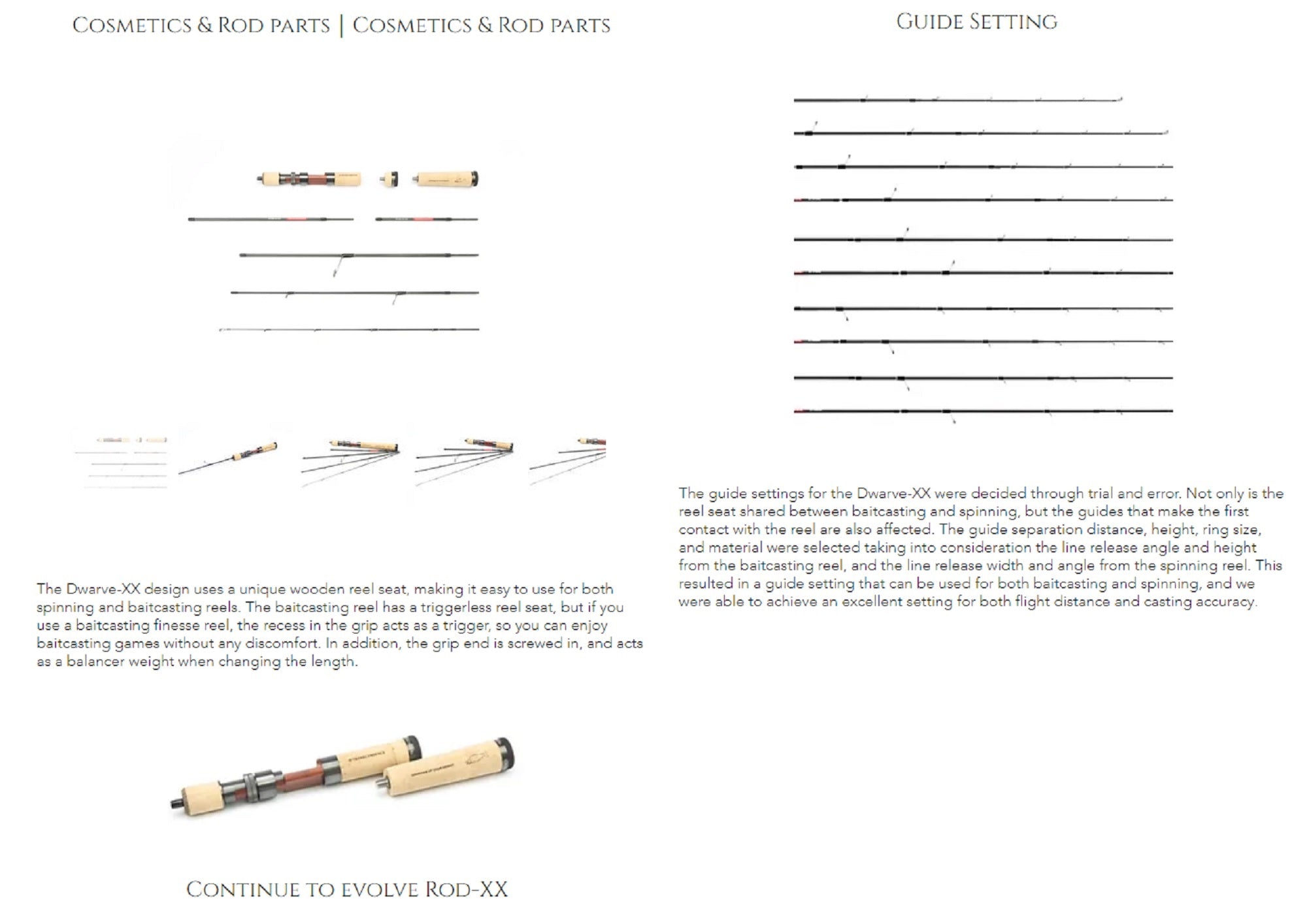 Transcendence Rod Spinning and Baitcast Dwarve-XX 3.2-5.7 ft (0853)