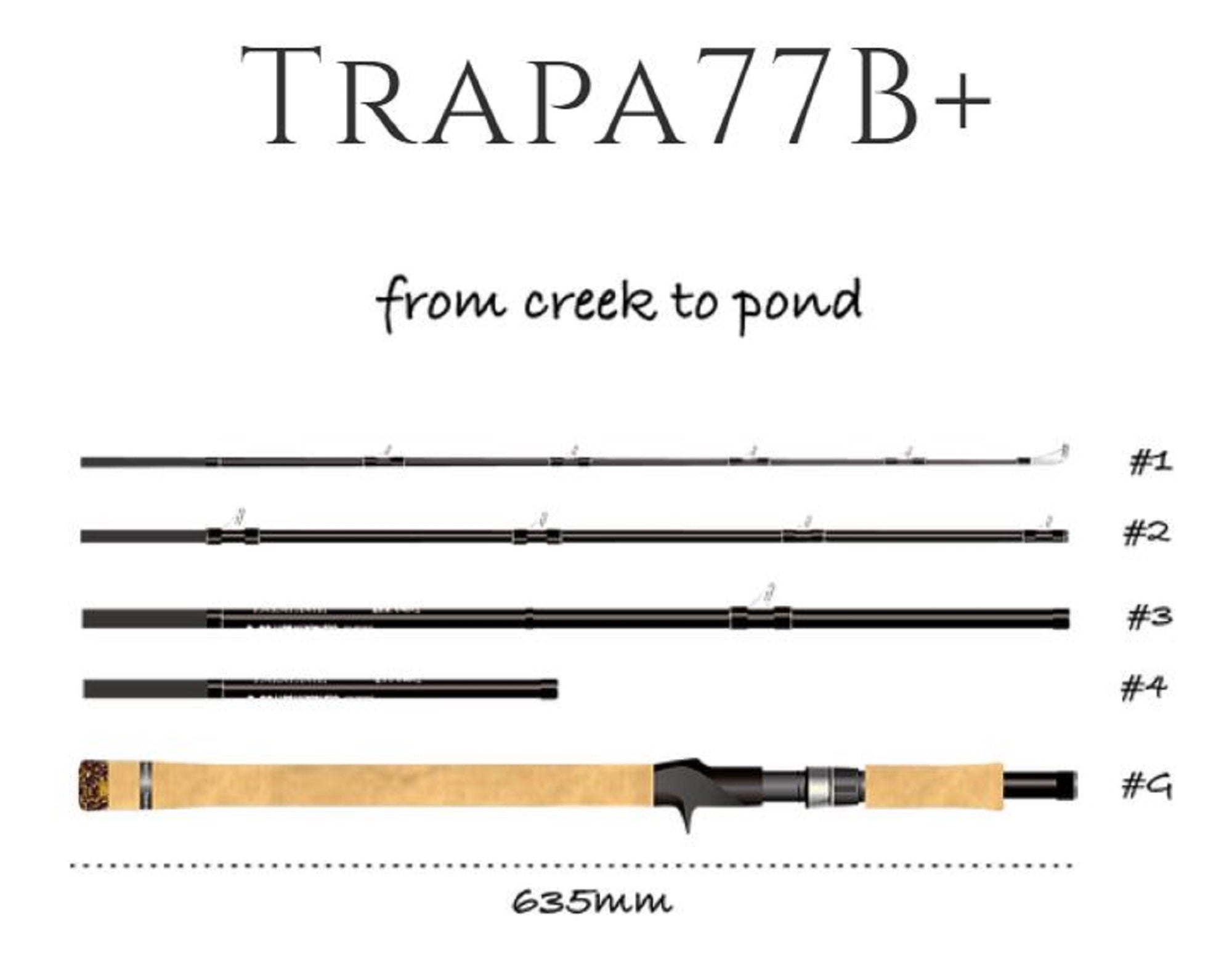 Transcendence Rod Baitcast Trapa 77/66B (0914)