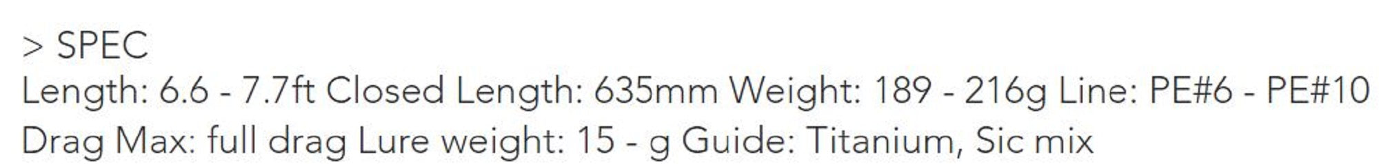 Transcendence Rod Baitcast Trapa 77/66B (0914)