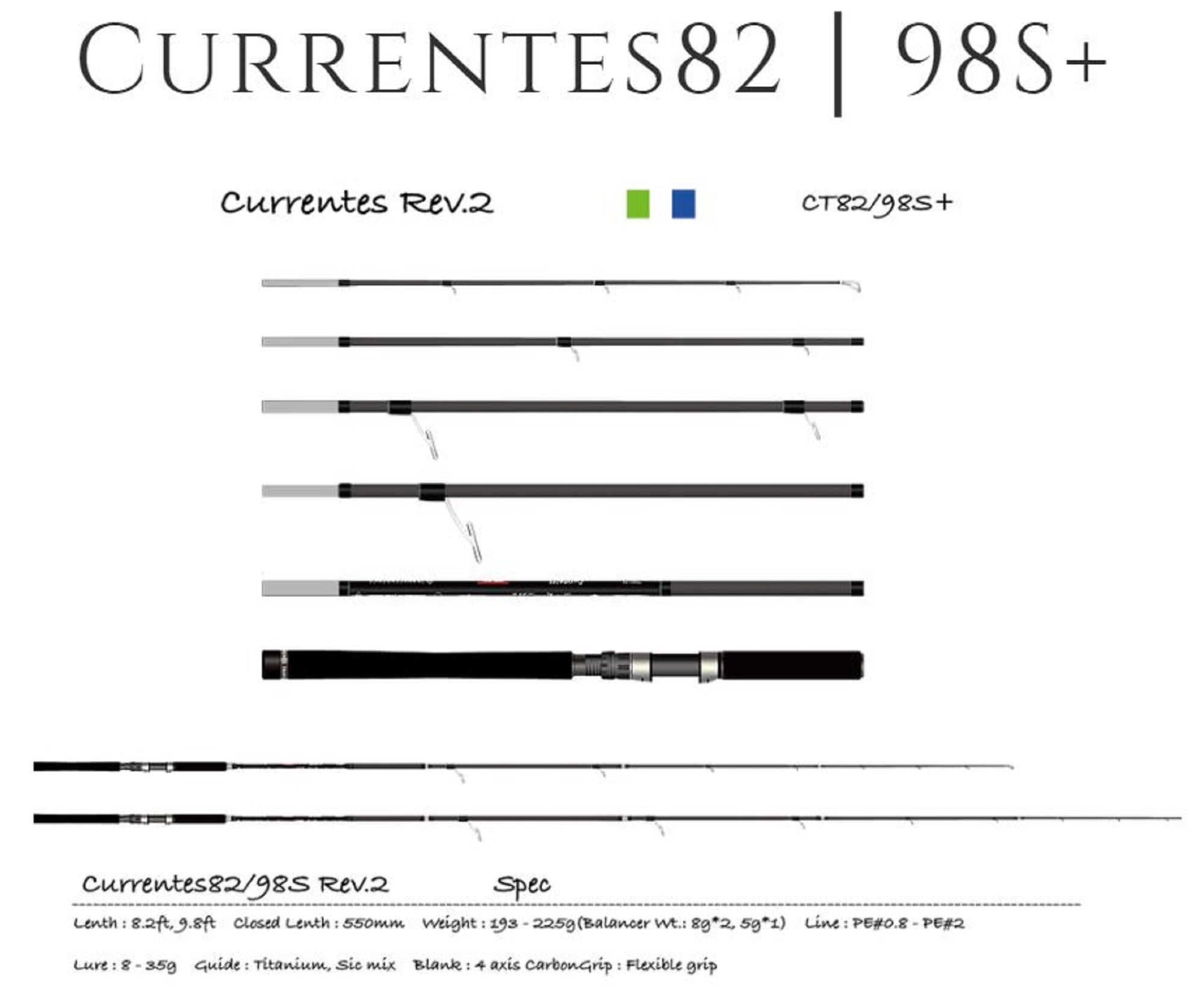 Transcendence Rod Spinning Currentes 82/98S+ (1034)
