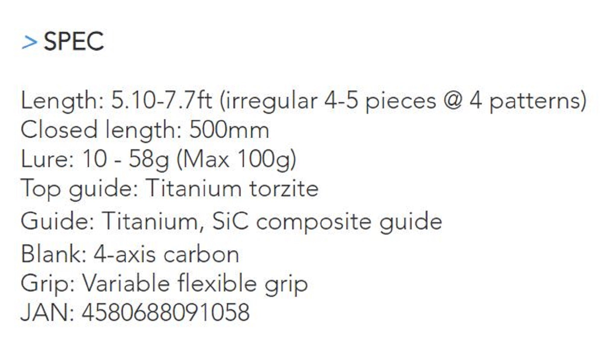 Transcendence Rod Baitcast Late Bloomings 510+ 5.1-7.7ft (1058)