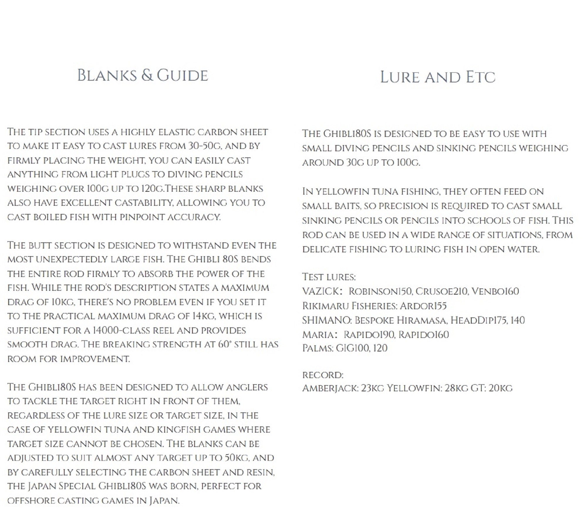 Transcendence Rod Spinning Ghibli 80S 2025 (1379)