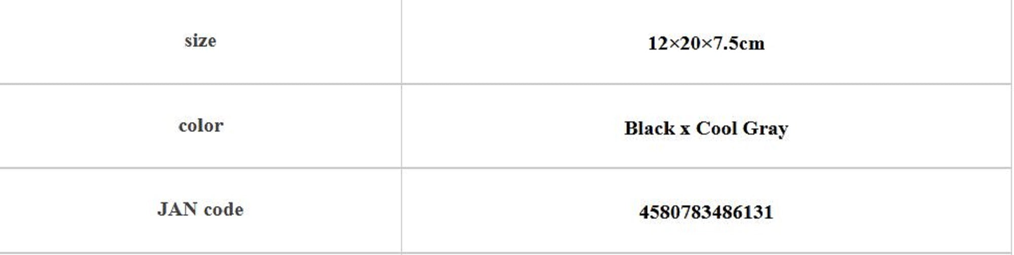 Thirty Four Bag Shoulder Bag 3 12x20x7.5cm Cool Gray (6131)