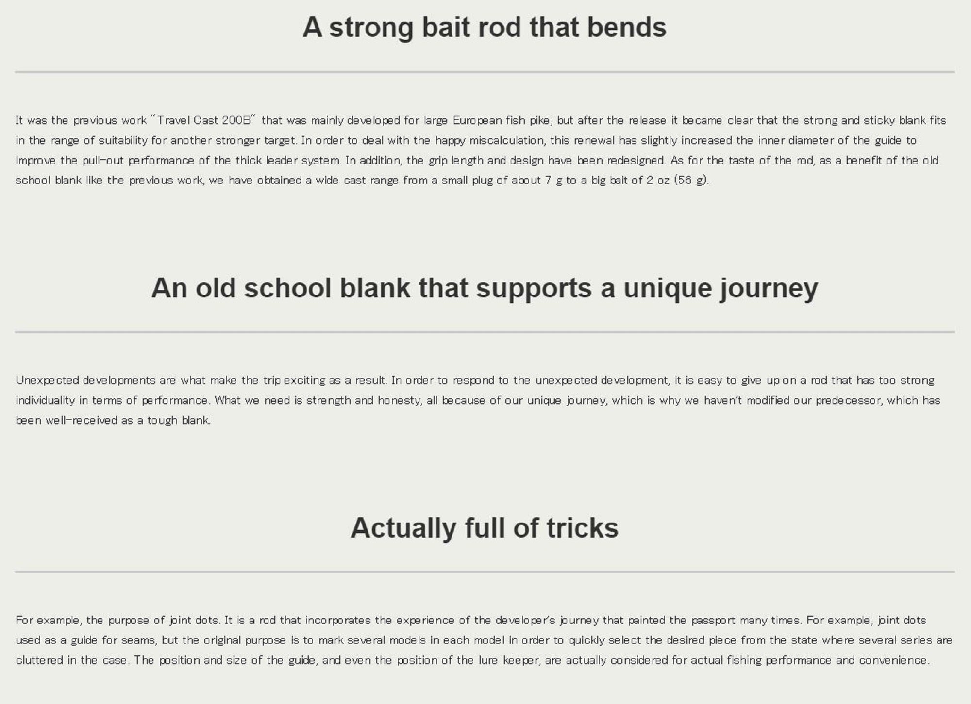 Tulala Rod Baitcast Portamento 200B 4 piece Travel (8463)