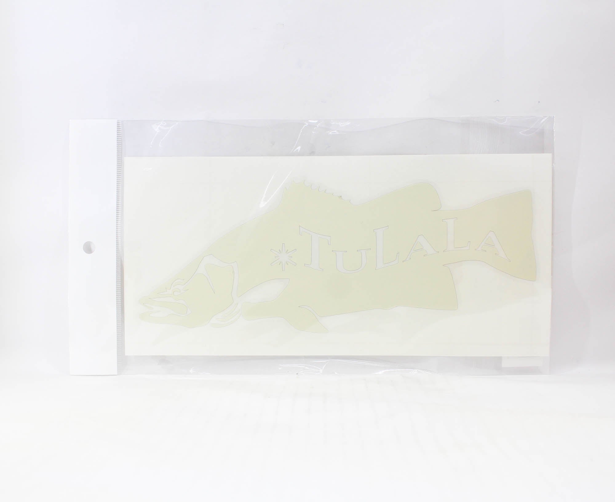 Tulala Decal Sticker 130 x 265 mm Hirasuzuki White (8661)