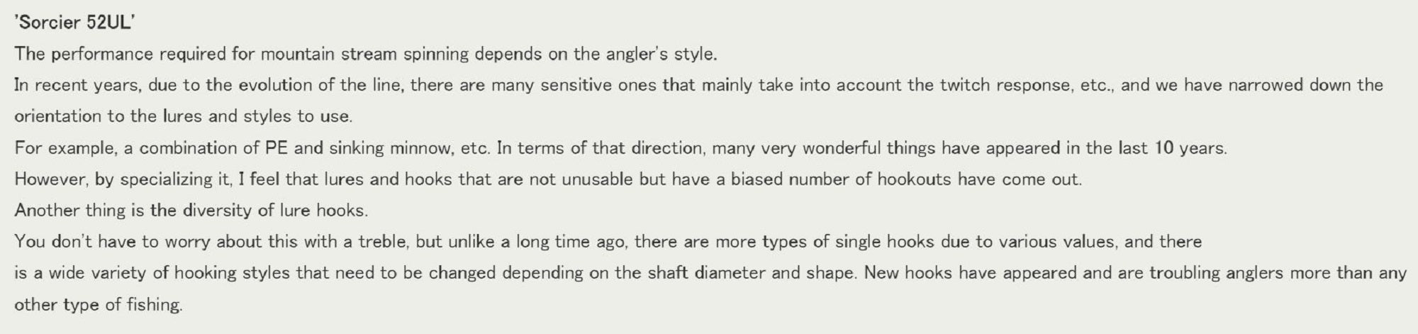 Tulala Rod Spinning Truite Sorcier 52UL (0329)