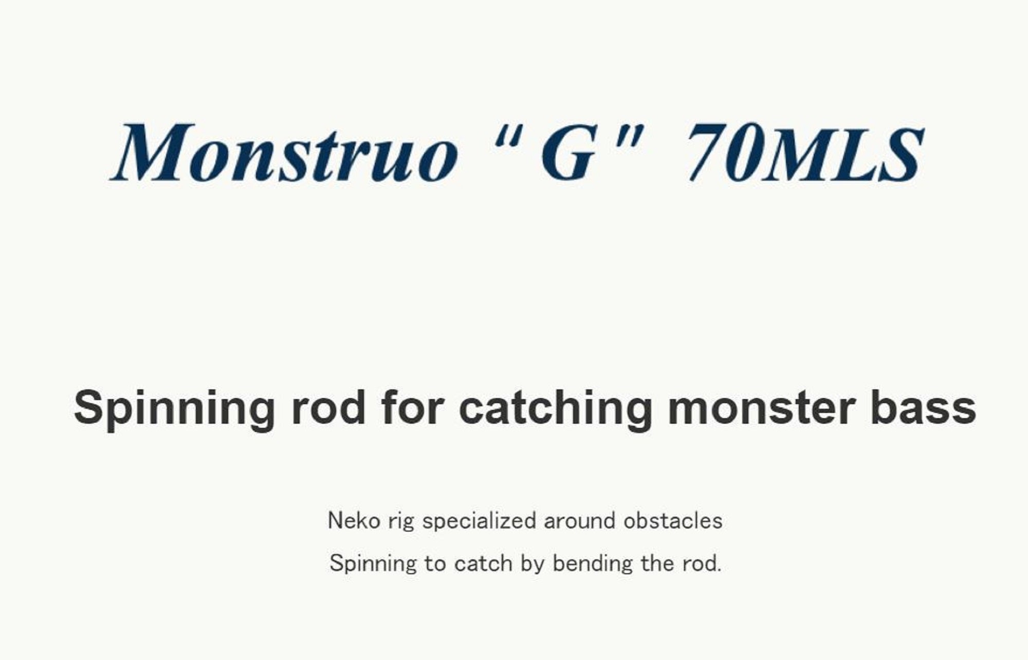 Tulala Rod Spinning Monstruo 70 MLS (1074)