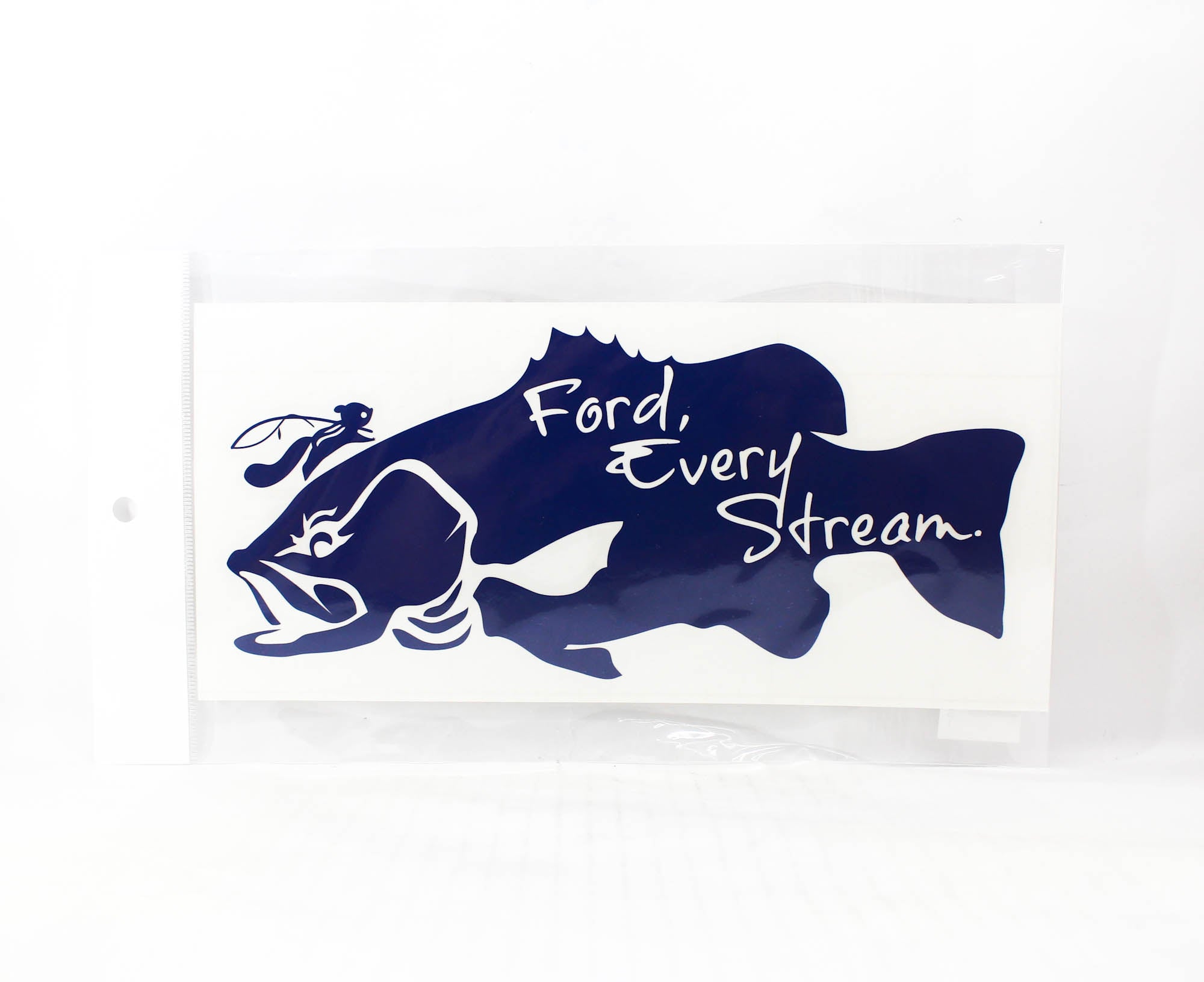 Tulala Decal Sticker 130 x 265 mm Black Bass Navy (1883)