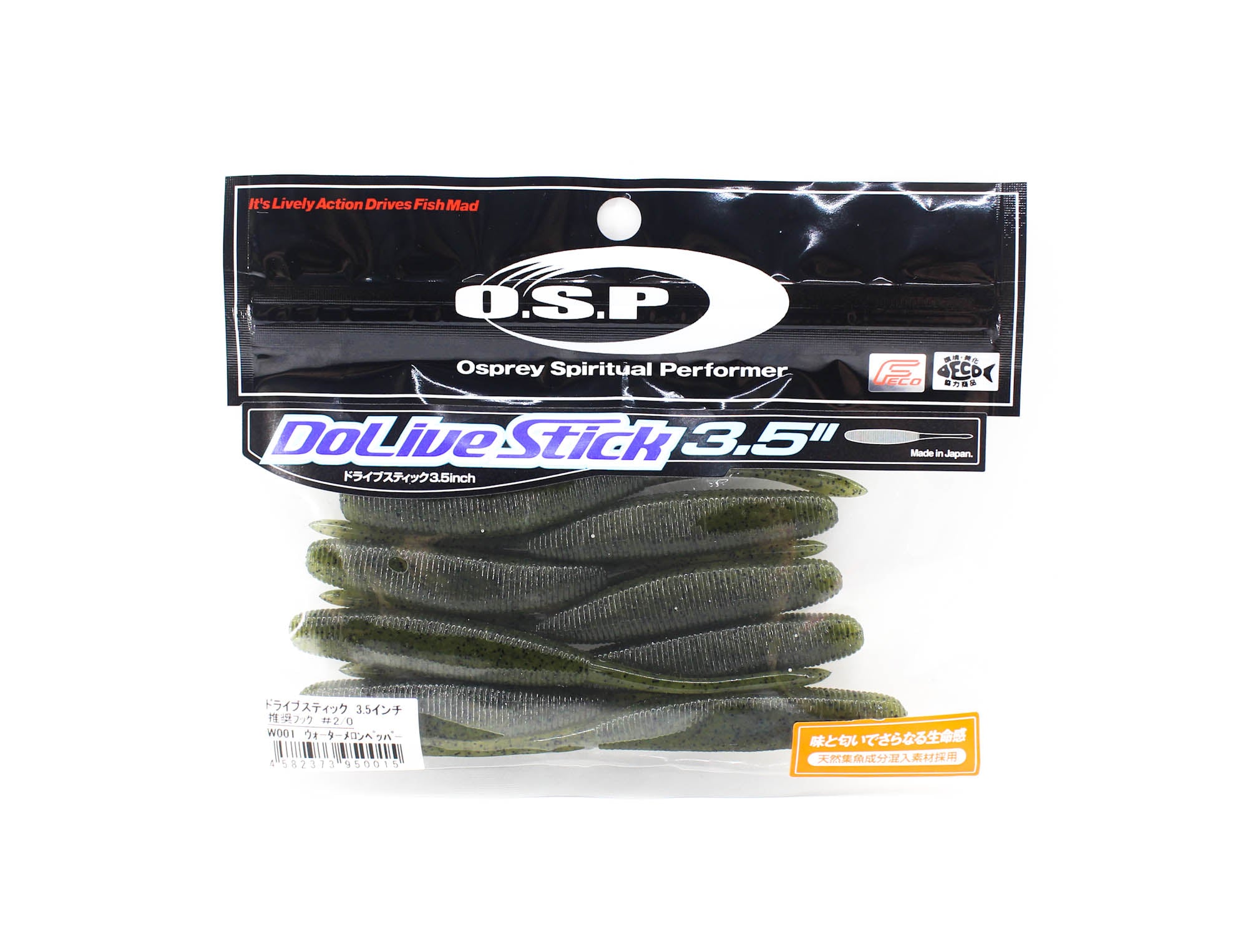 OSP Soft Lure Dolive Stick 3.5 Inches W-001 (0015)