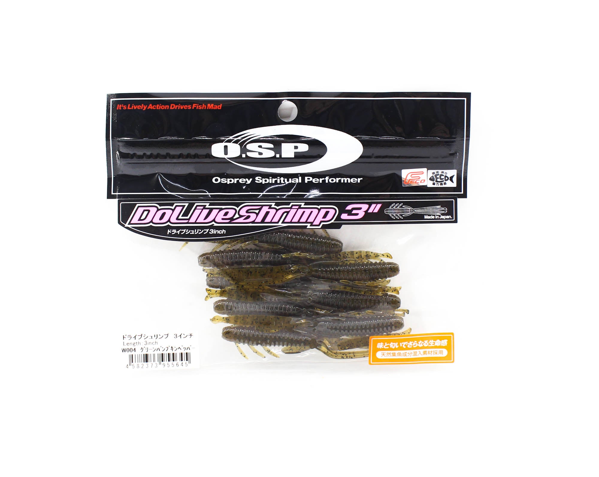 OSP Soft Lure Dolive Shrimp 3 Inches W-004 (5645)