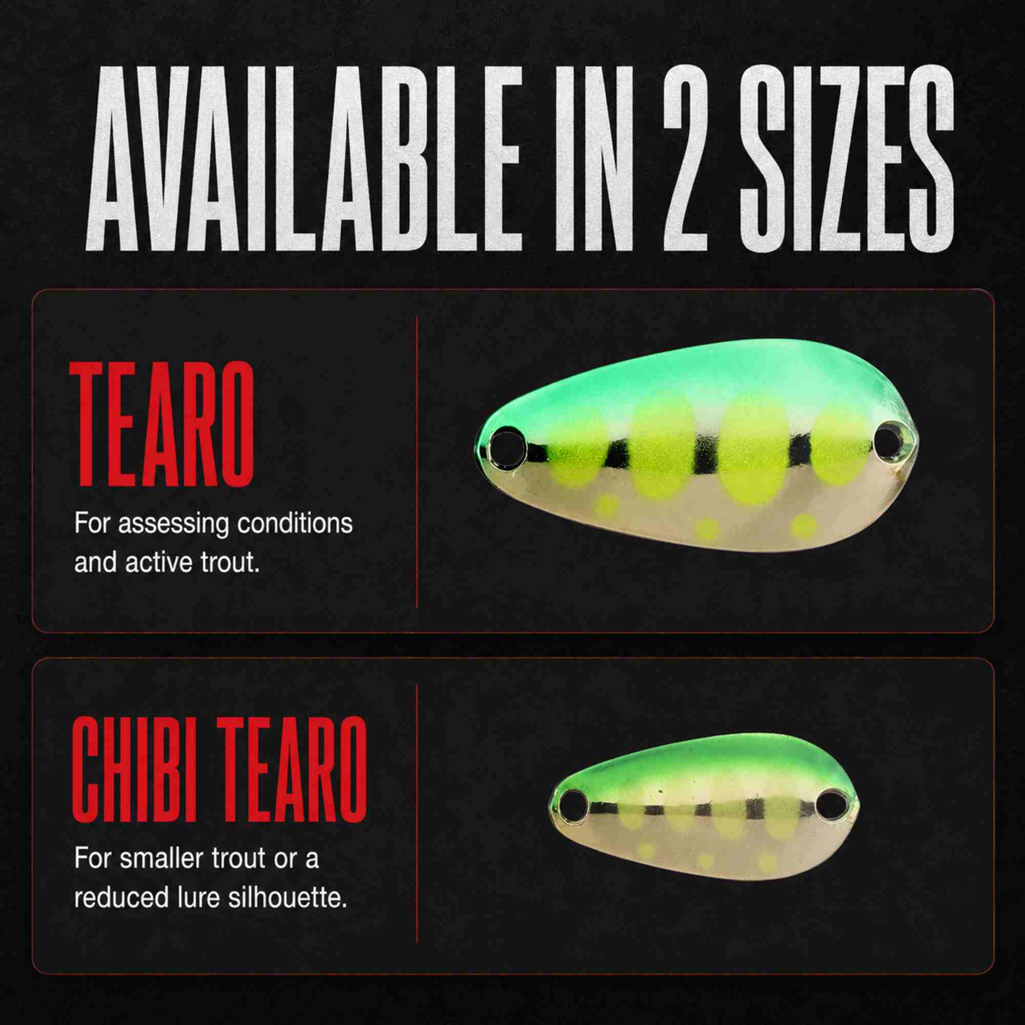 Jackall Timon Tearo Trout Spoon 1.6 grams 128 Wasabi (9014)
