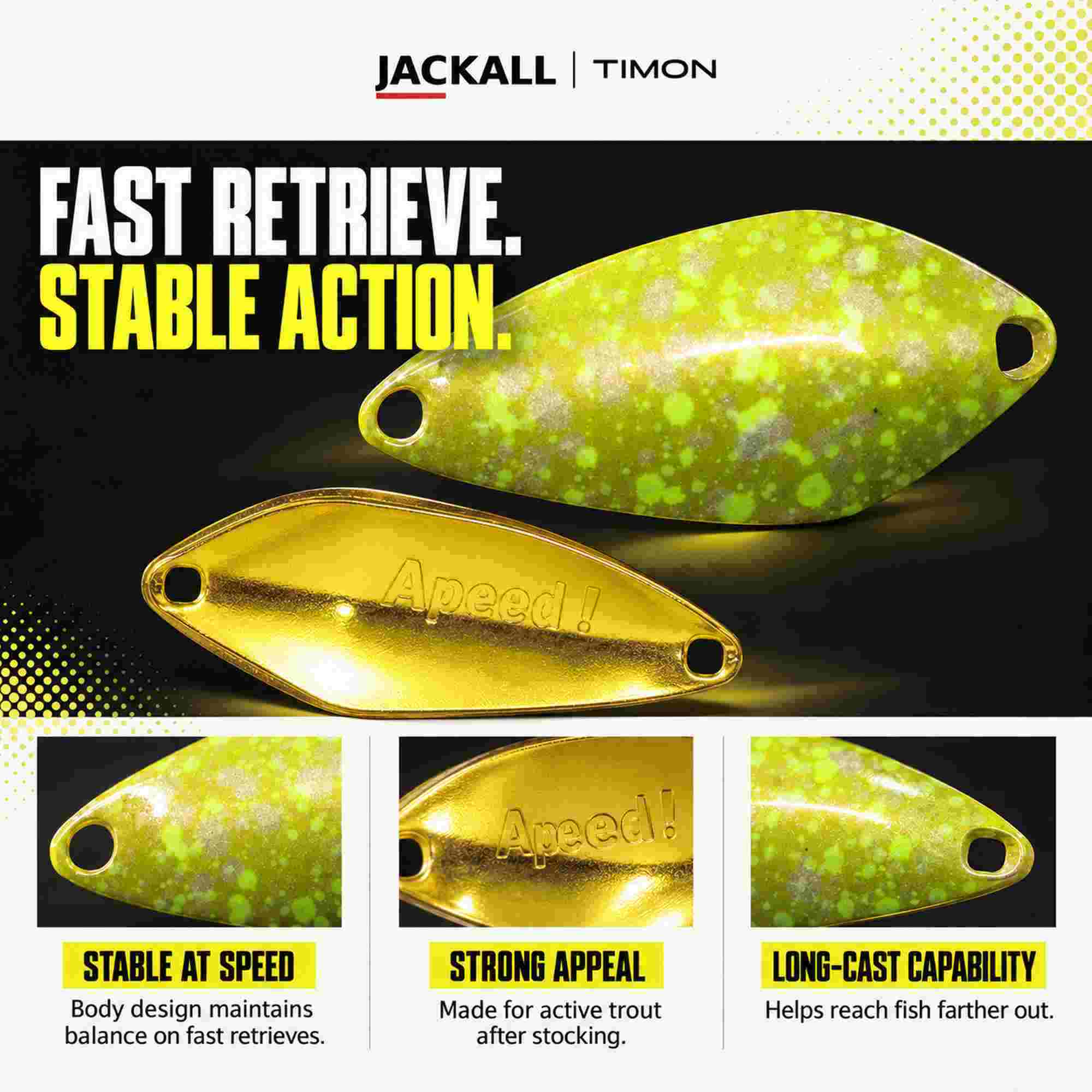 Jackall Timon Apeed Trout Spoon 2.3 grams 146 (2304)