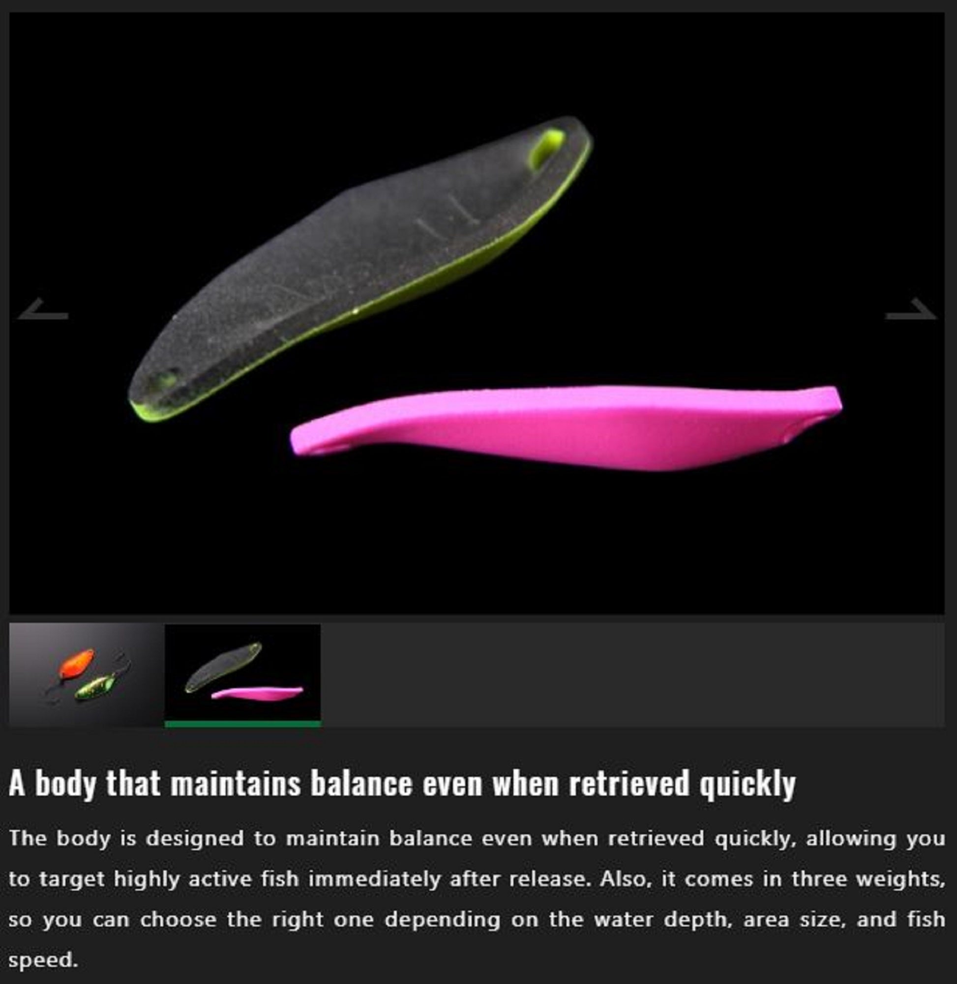 Jackall Timon Apeed Trout Spoon 2.7 grams 142 Chart Black (2366)