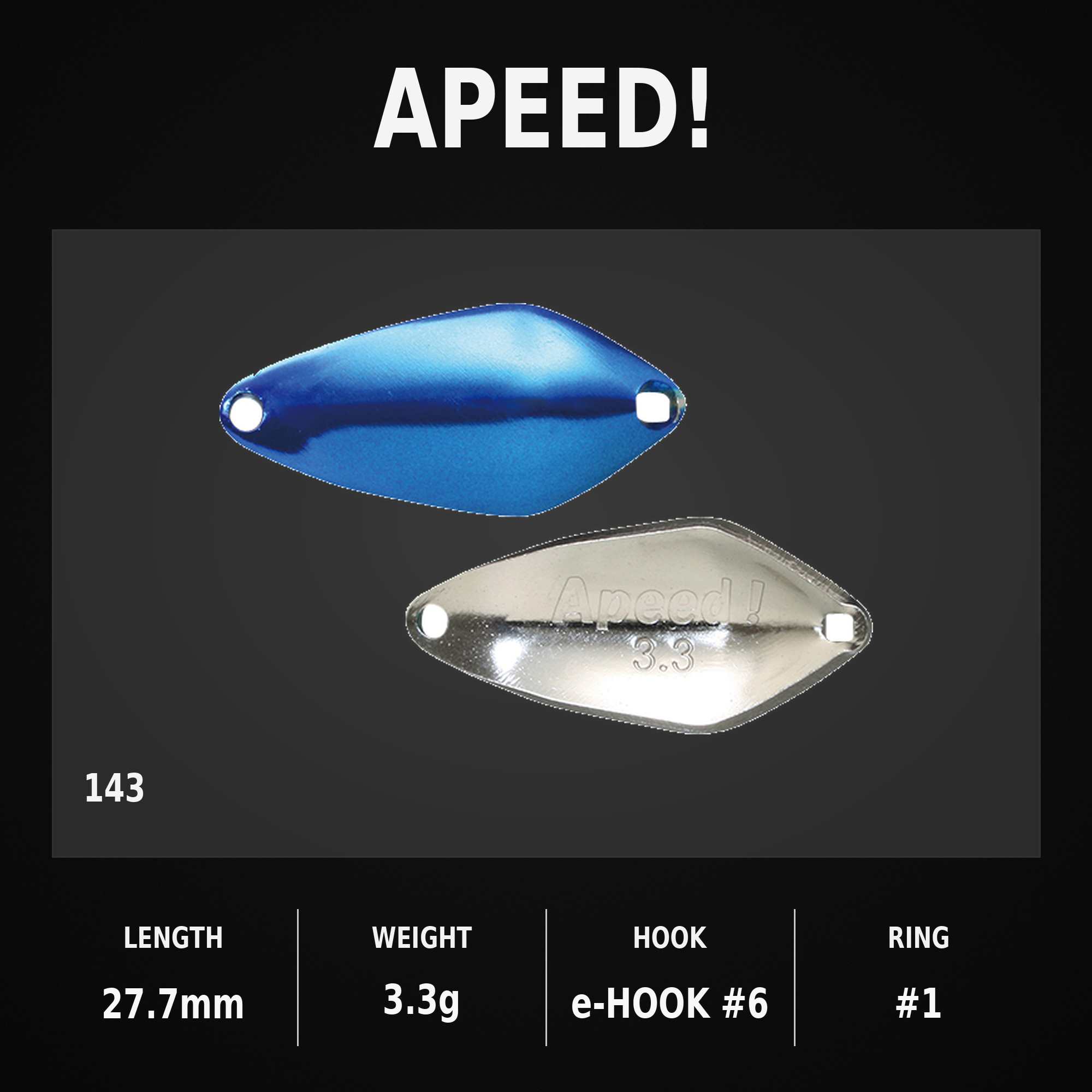Jackall Timon Apeed Trout Spoon 3.3 grams 143 (2472)