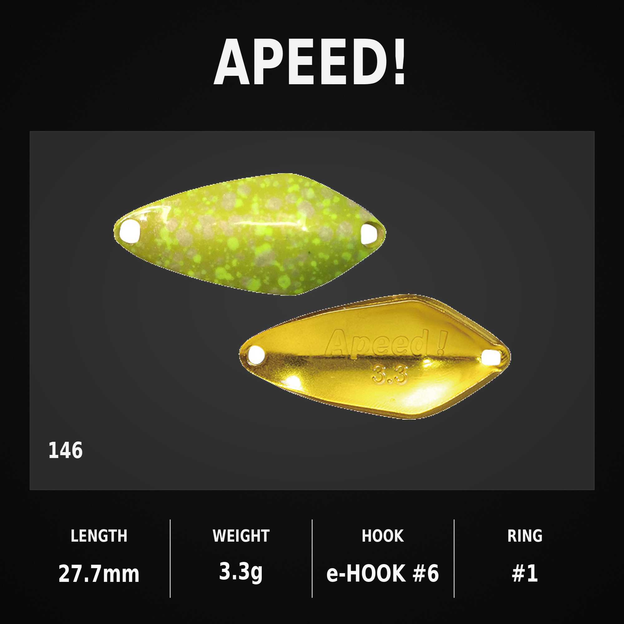 Jackall Timon Apeed Trout Spoon 3.3 grams 146 (2502)