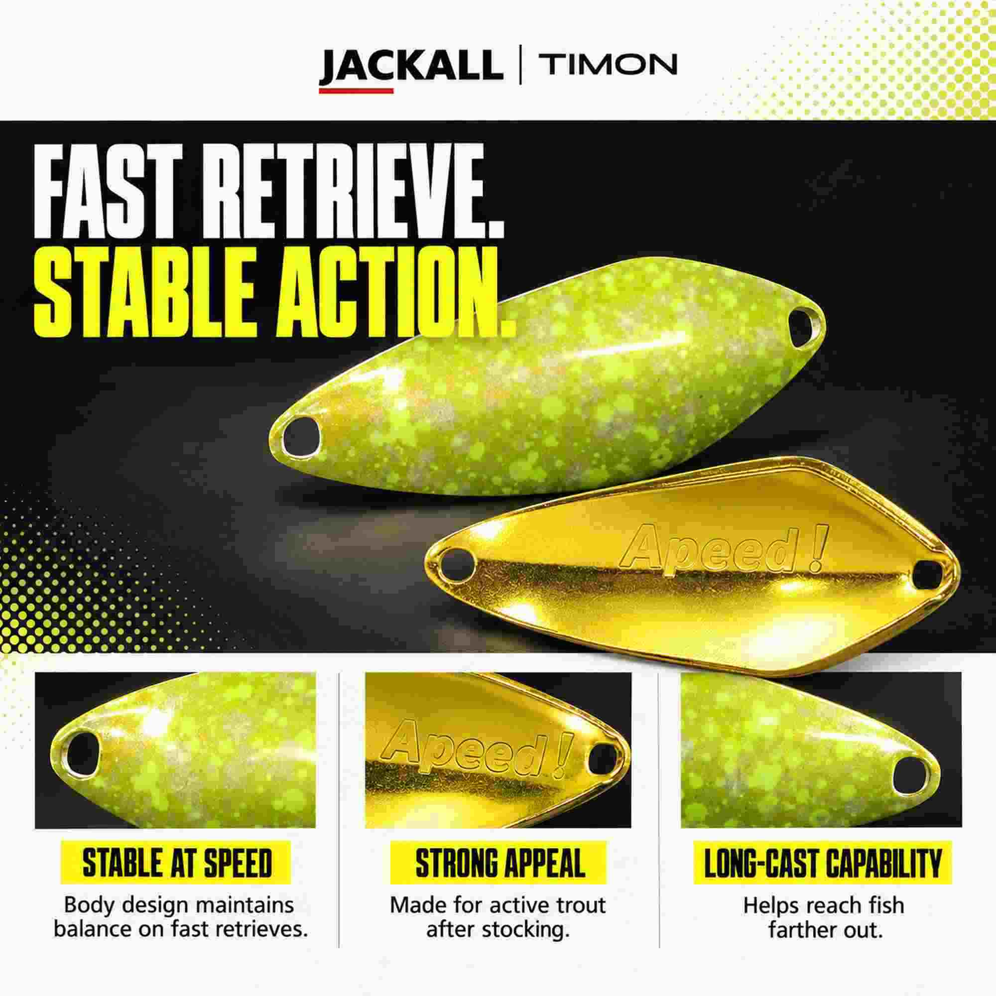Jackall Timon Apeed Trout Spoon 3.3 grams 146 (2502)