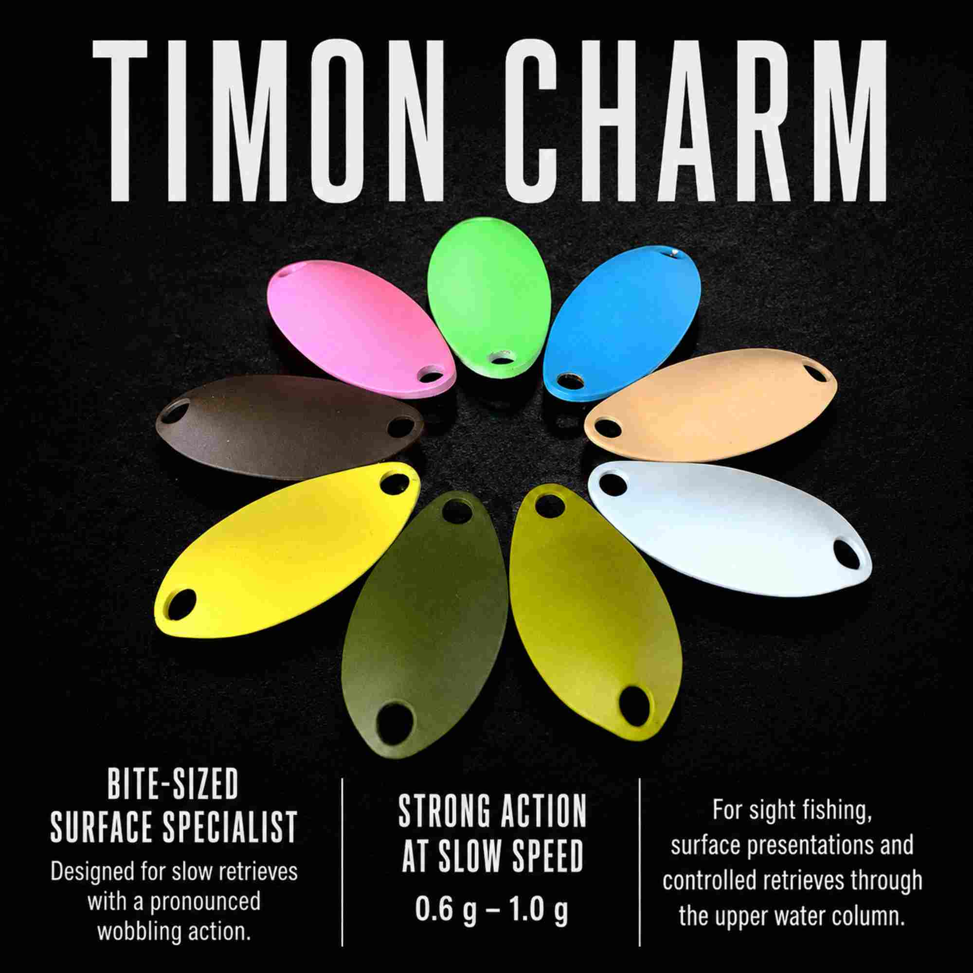 Jackall Timon Charm Trout Spoon 1.0 grams 148 Light Blue (2809)