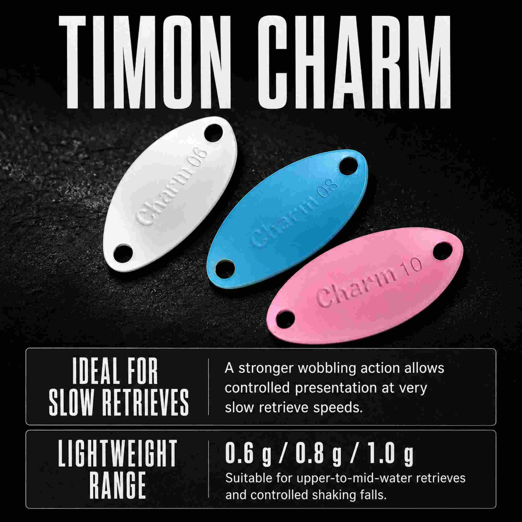 Jackall Timon Charm Trout Spoon 1.0 grams 148 Light Blue (2809)