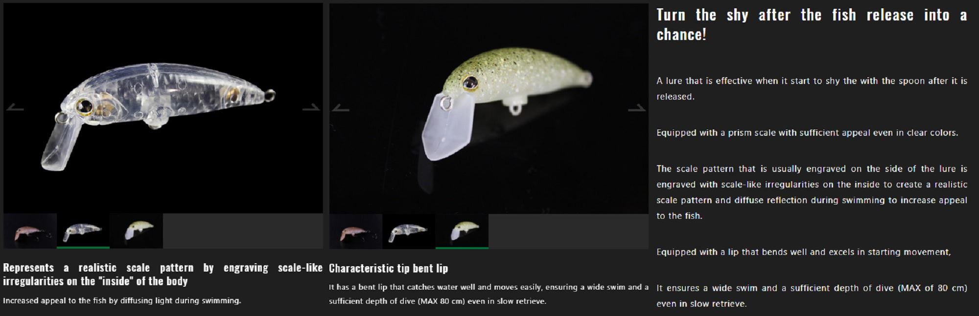 Jackall Timon Buri Buri Minnow F 40 mm Floating Lure Shobo Glow (6586)