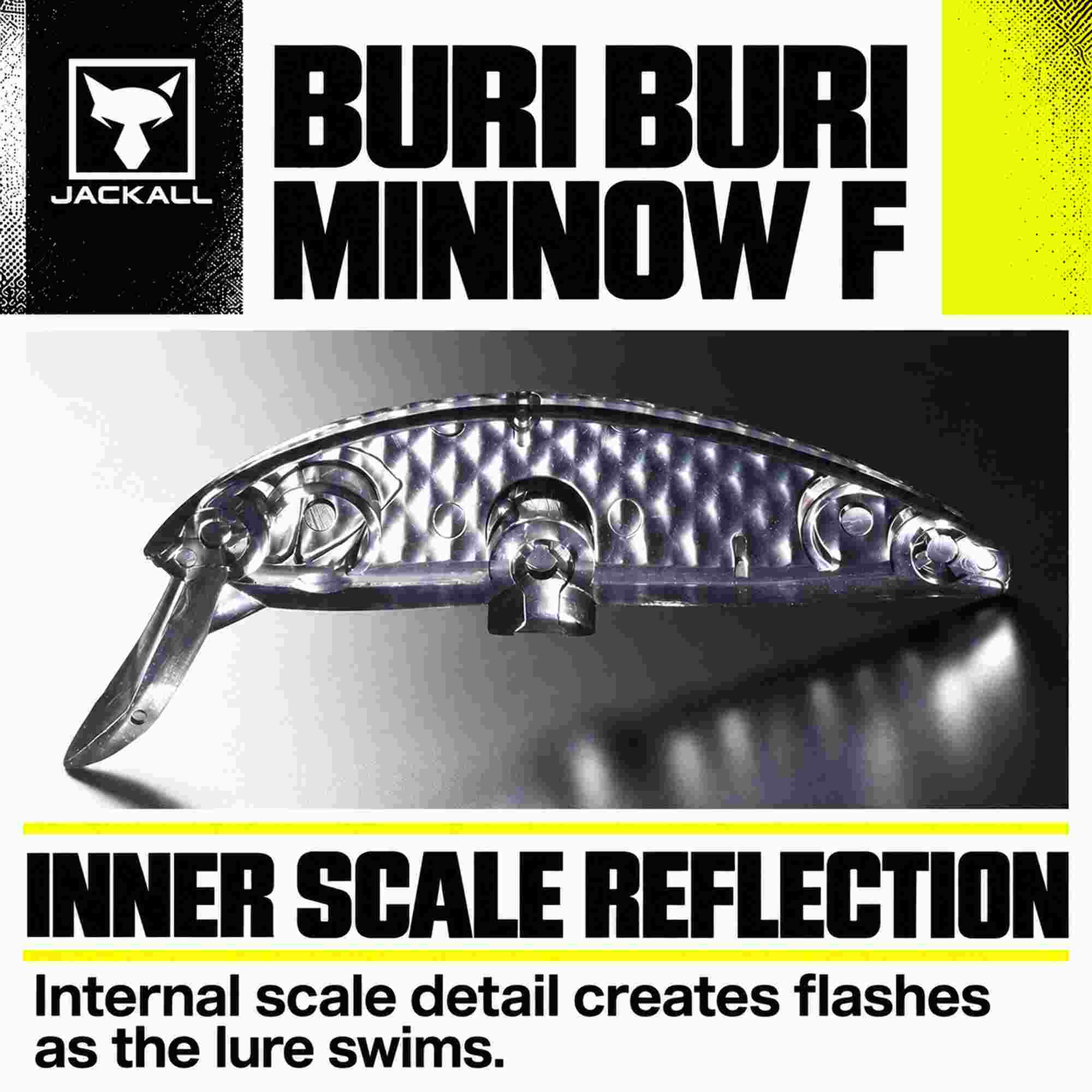 Jackall Timon Buri Buri Minnow F 40 mm Floating Lure Shobukure Oko (9471)