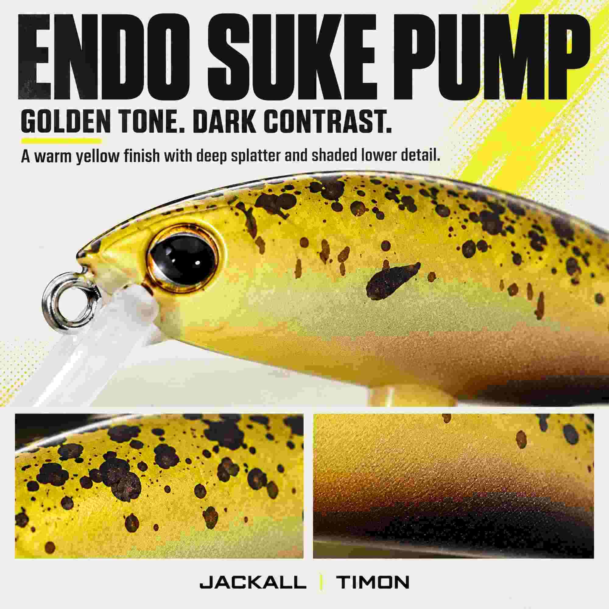 Jackall Timon Buri Buri Minnow F 40 mm Floating Lure Endo Suke Pump (9488)