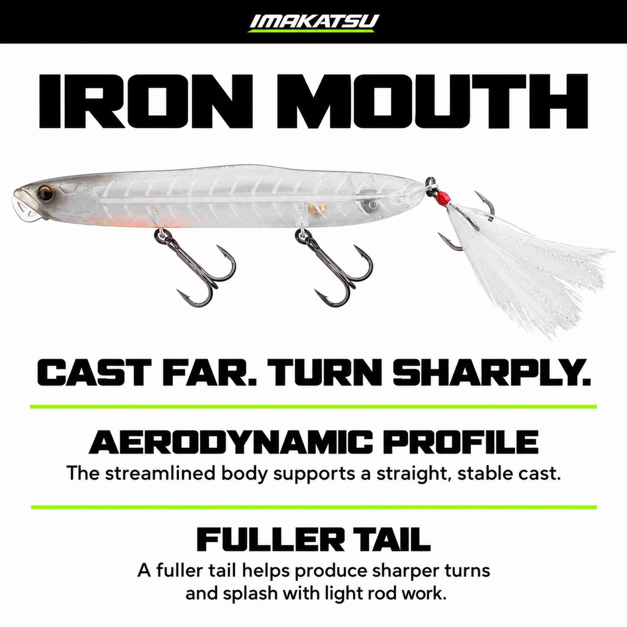 Imakatsu Iron Mouth 128mm 25 grams Floating Lure 875 (5668)