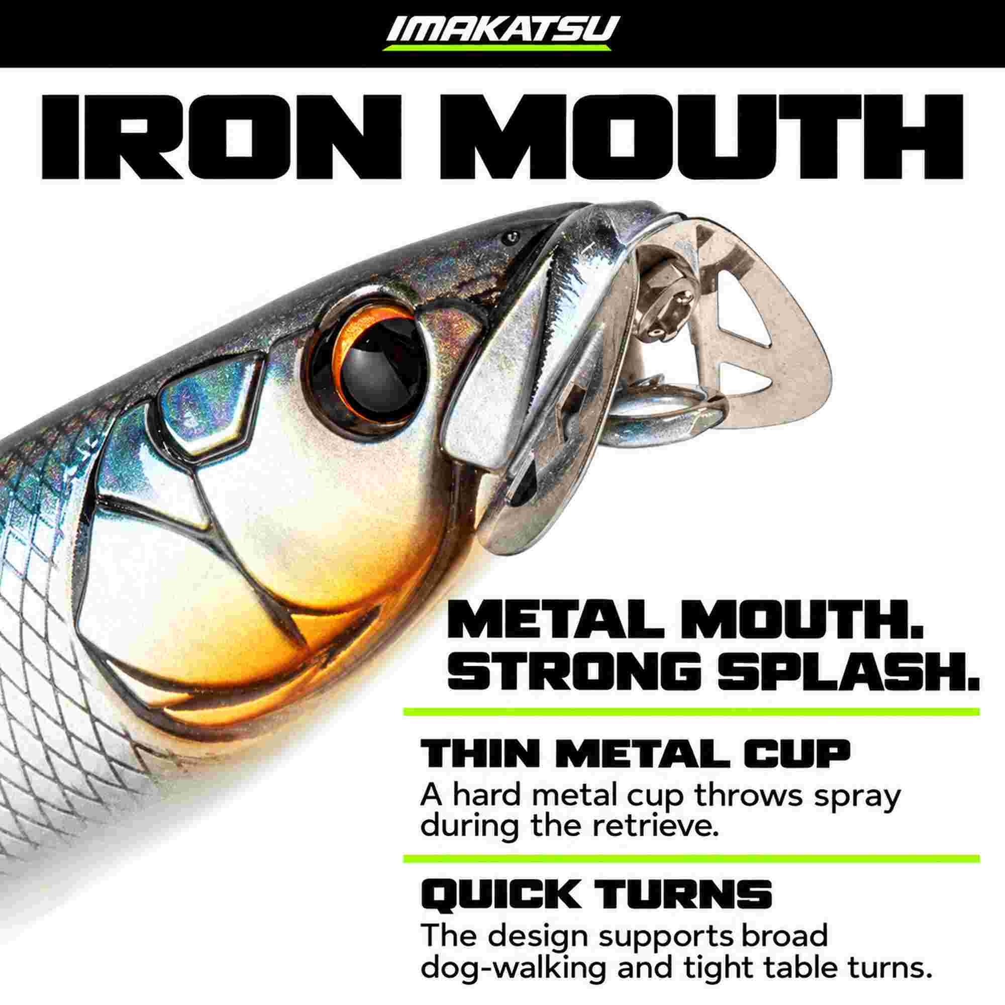 Imakatsu Iron Mouth 128mm 25 grams Floating Lure 915 (5675)