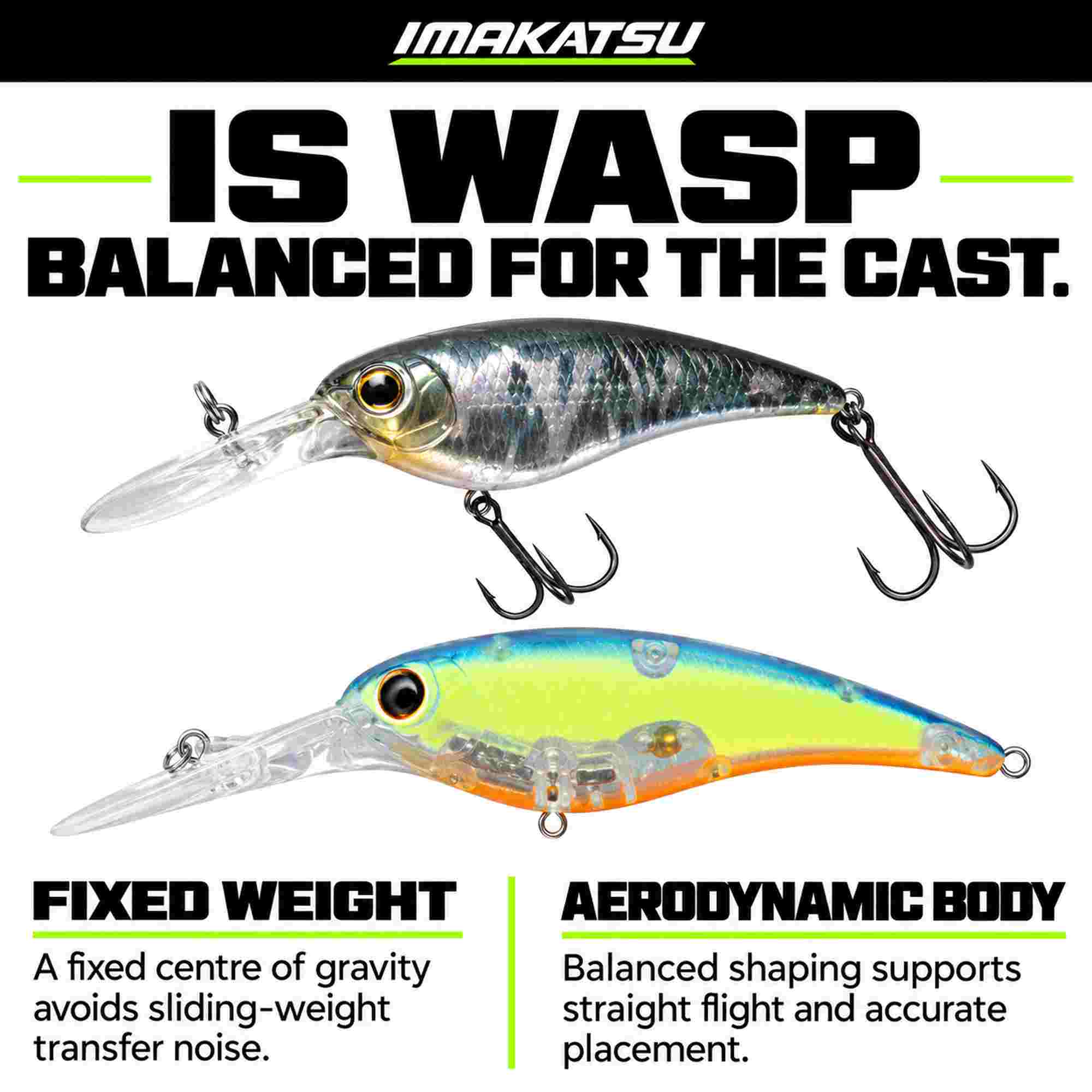 Imakatsu IS Wasp 55 3DR Suspend Lure 718 (1910)