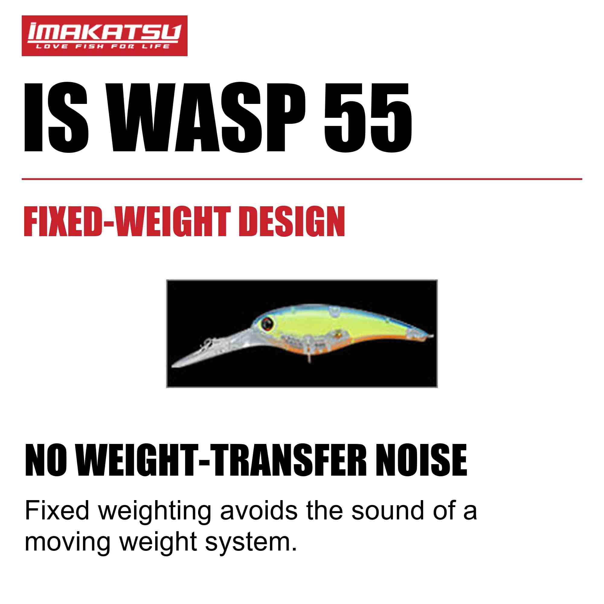 Imakatsu IS Wasp 55 Suspend Lure 162 (2276)