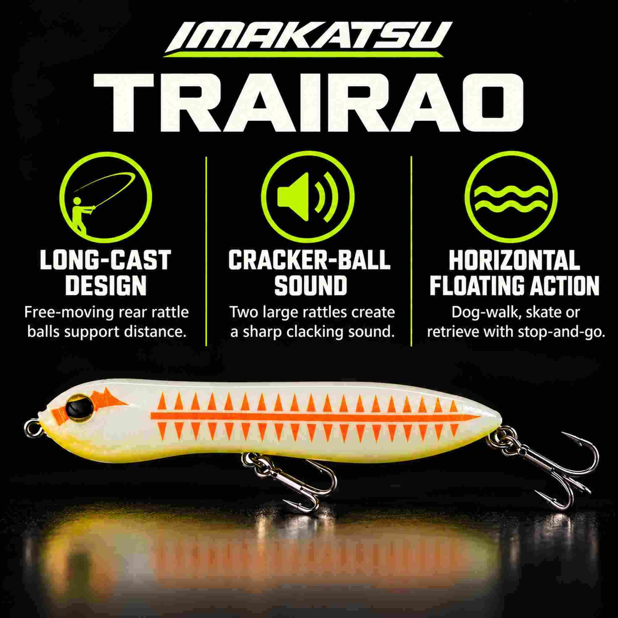 Imakatsu Trairao 130 mm 28 grams Floating Lure 388 (1126)