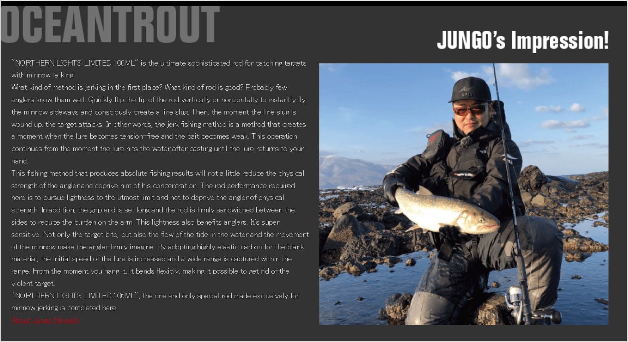 Apia Rod Spinning Grandage Northern Lights 106ML (0269)