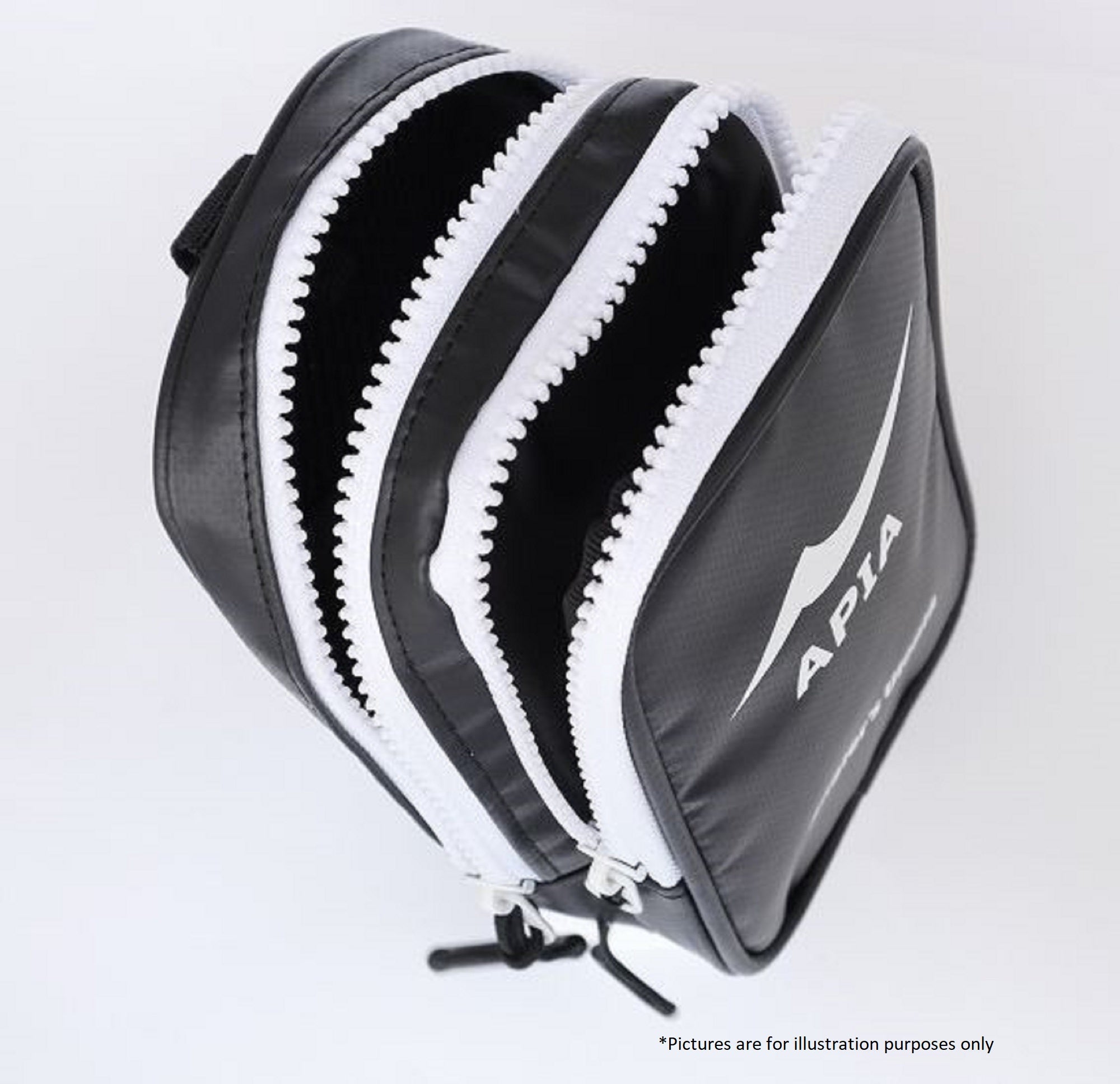 Apia Pouch Double Pocket Black x White (1815)