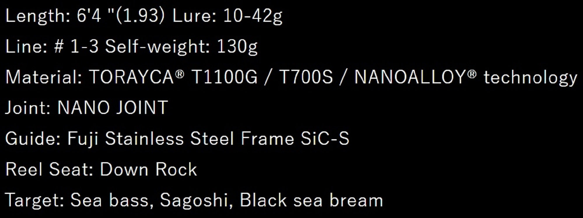 Apia Rod Baitcast Grandage Naval Seafarer C64M+ (2515)