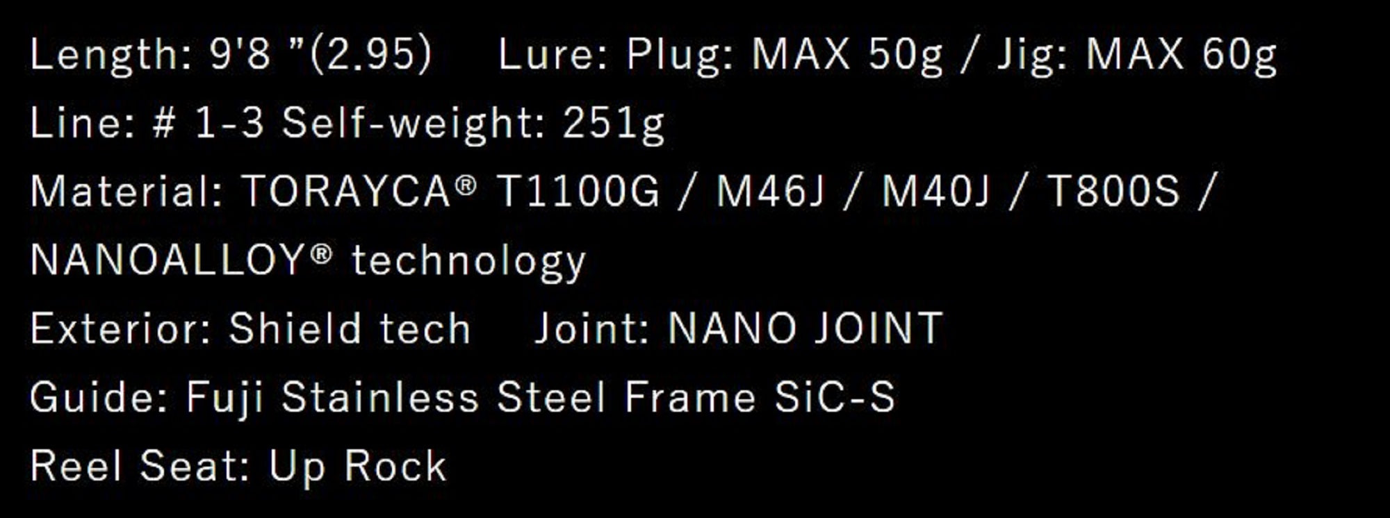 Apia Rod Spinning Grandage Atlas Bluerunner 98M (3062)