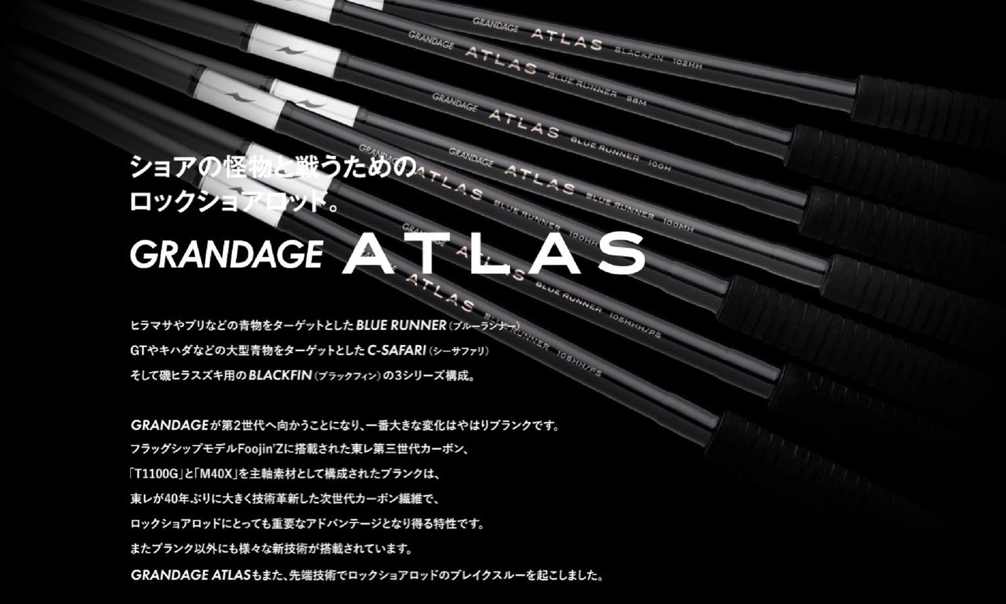 Apia Rod Spinning Grandage Atlas Bluerunner 106HH/PS (3079)
