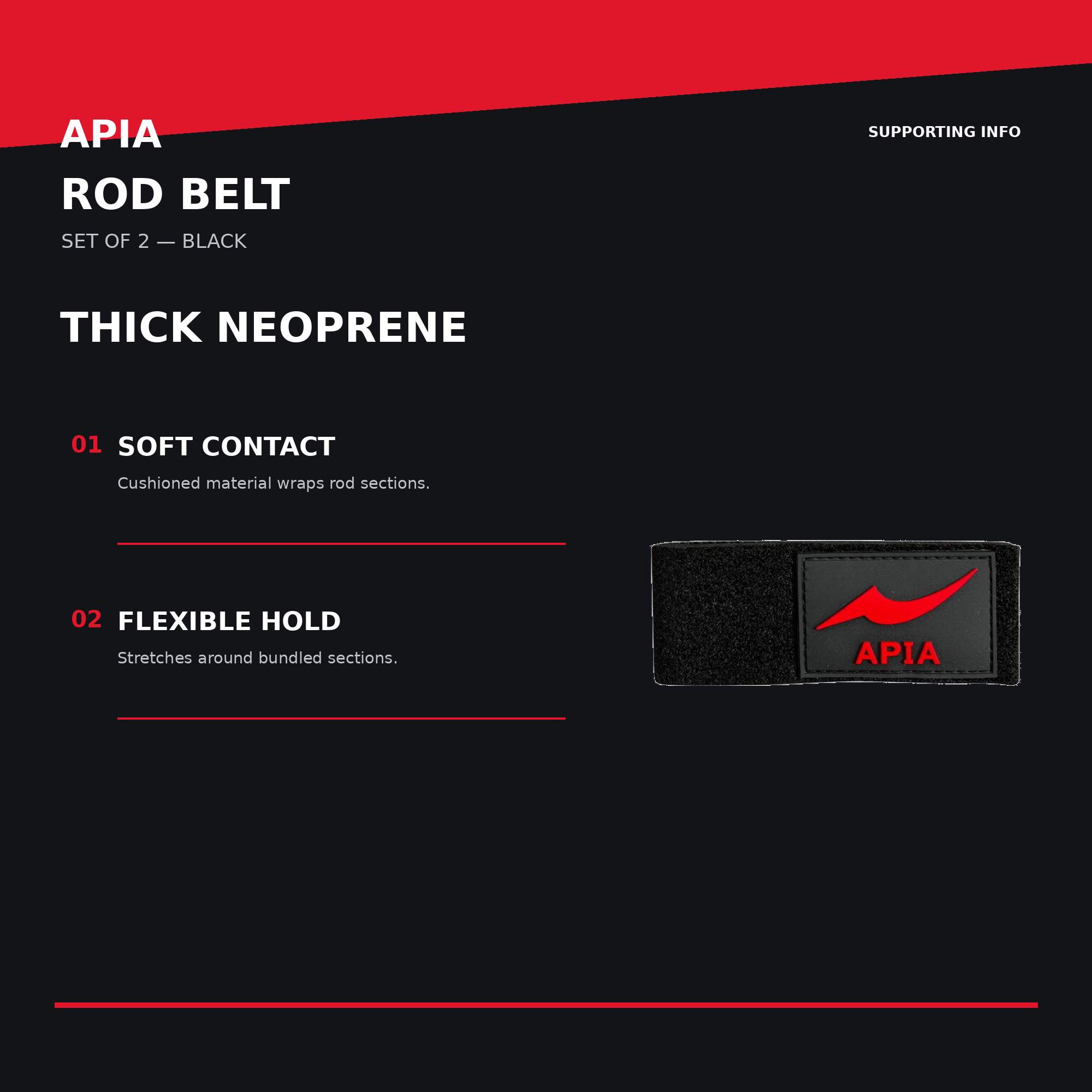 Apia Rod Belt Set of 2 (6346)
