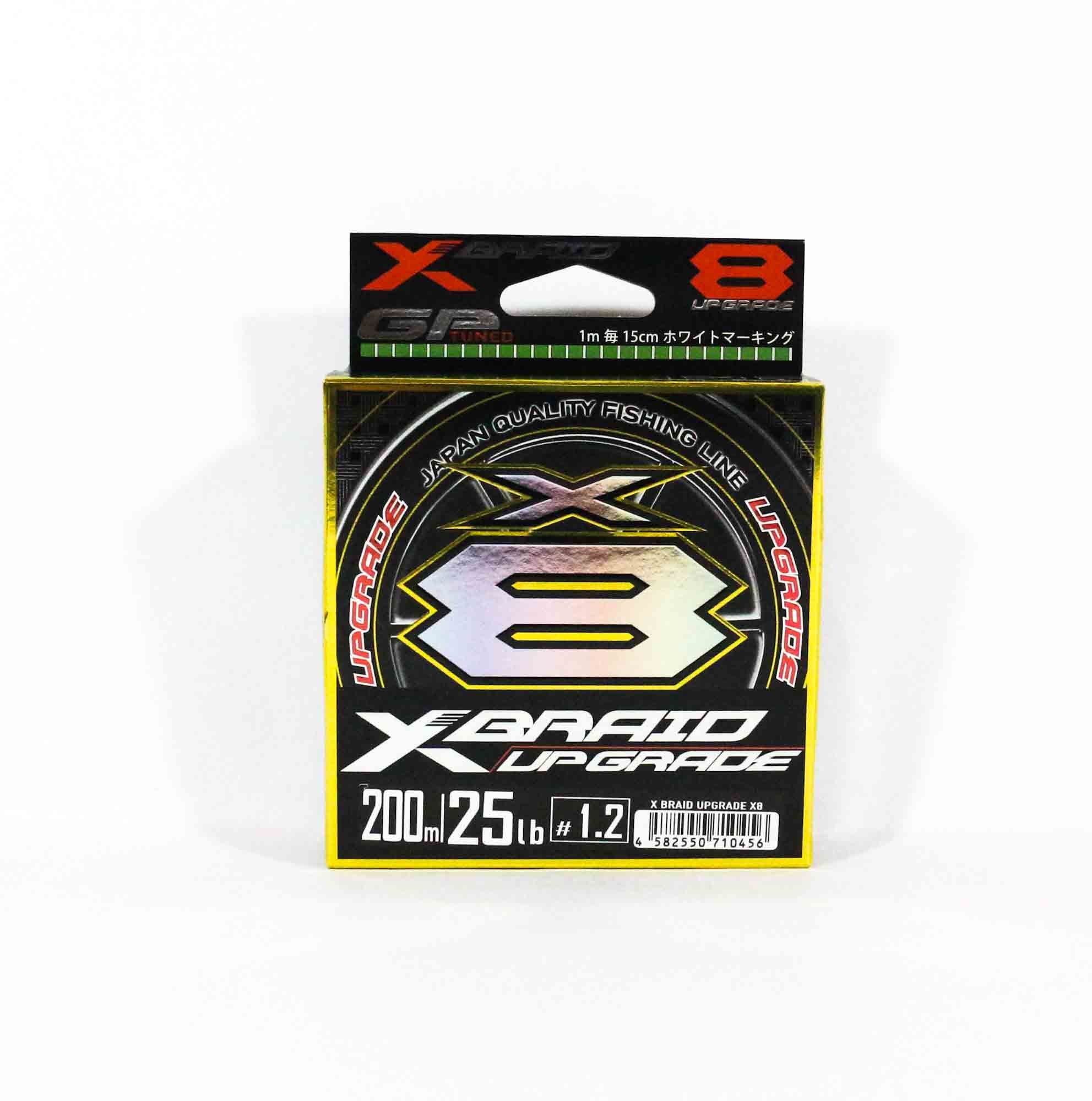 YGK P.E Line X Braid Upgrade X8 200m P.E 1.2 25lb (0456)