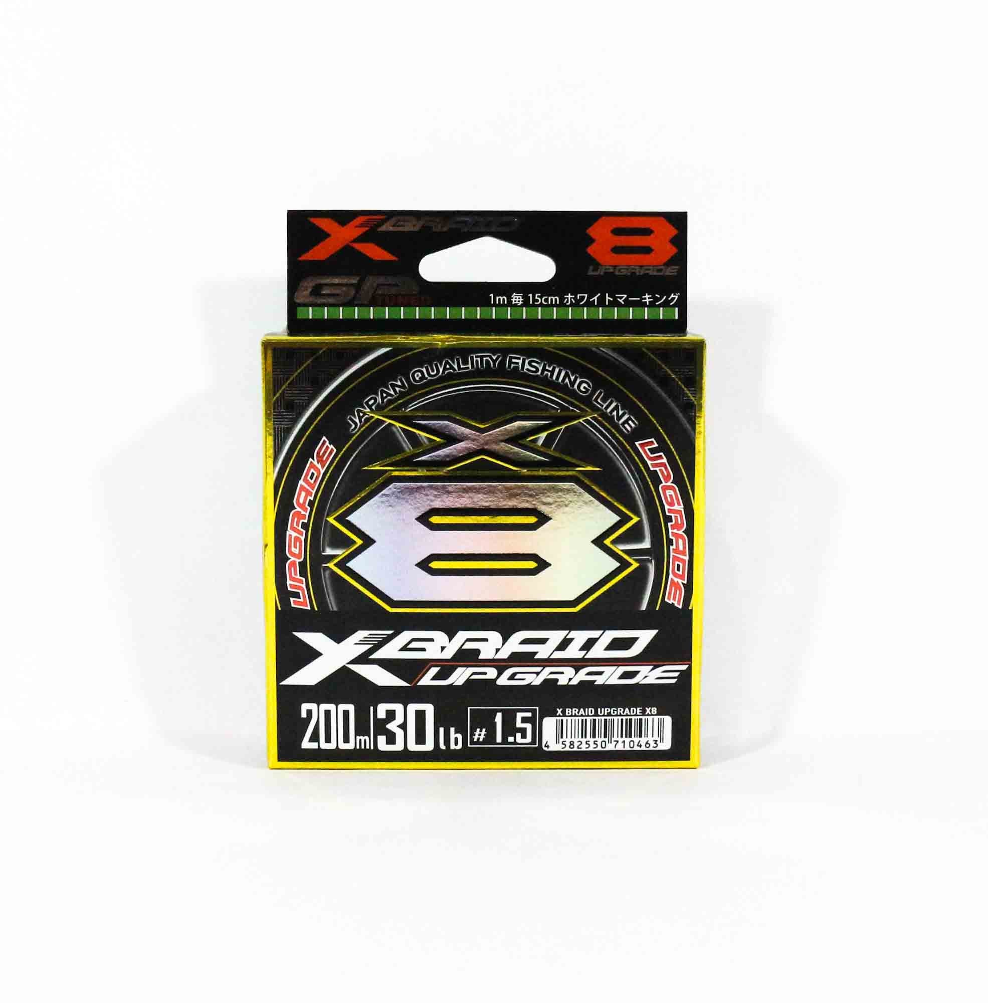 YGK P.E Line X Braid Upgrade X8 200m P.E 1.5 30lb (0463)