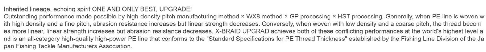 YGK P.E Line X Braid Upgrade X8 200m P.E 3 50lb (0494)