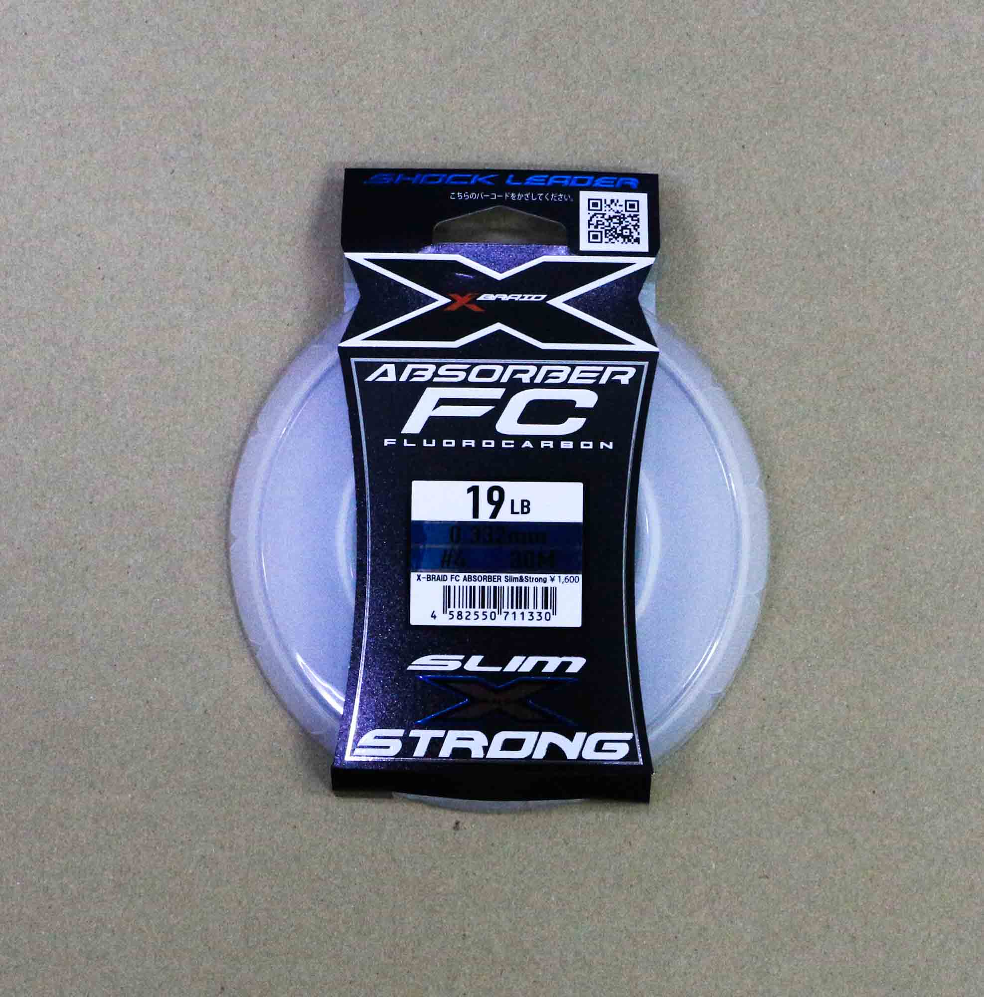 YGKxBraid Absorber Fluorocarbon SS Slim Strong Line 30m 19lb 0.332mm (1330)