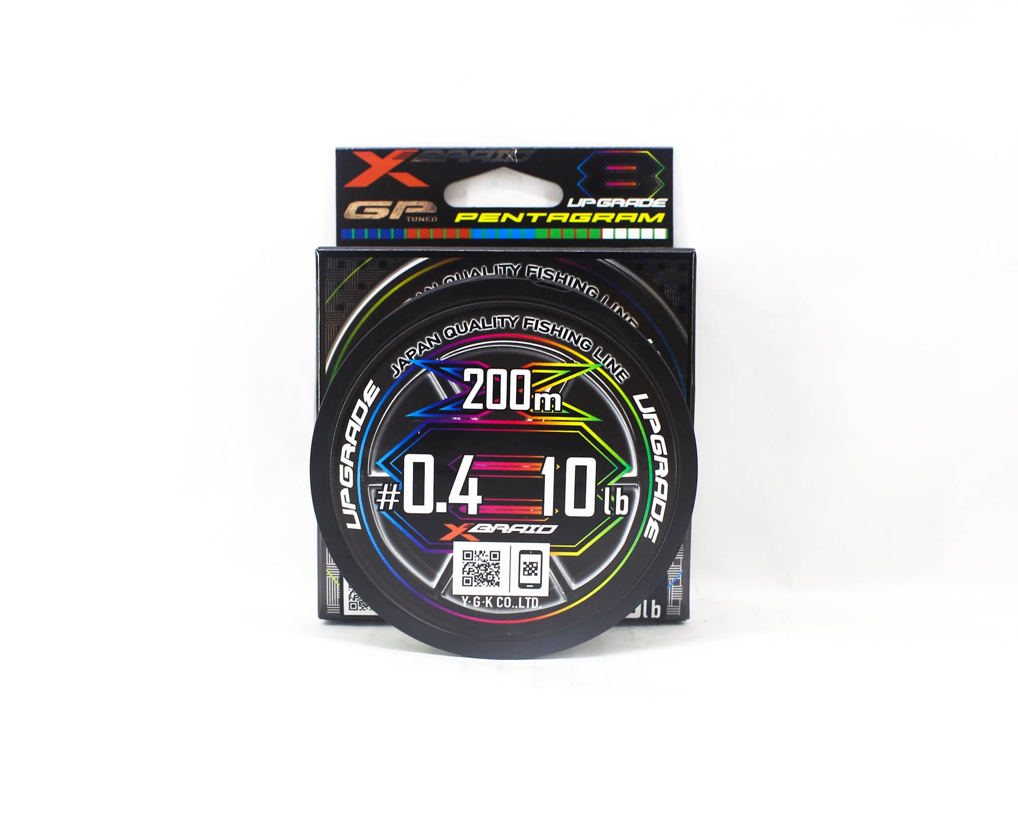 YGK P.E Line X Braid Upgrade Pentagram X8 200m P.E 0.4 10lb (2993)
